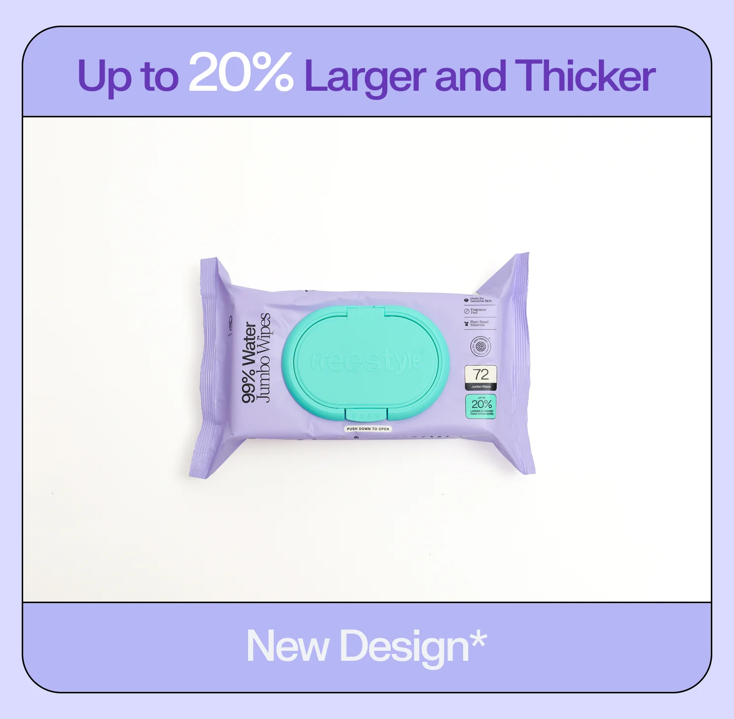 Soft & Clean Jumbo Baby Wipes - Image 2