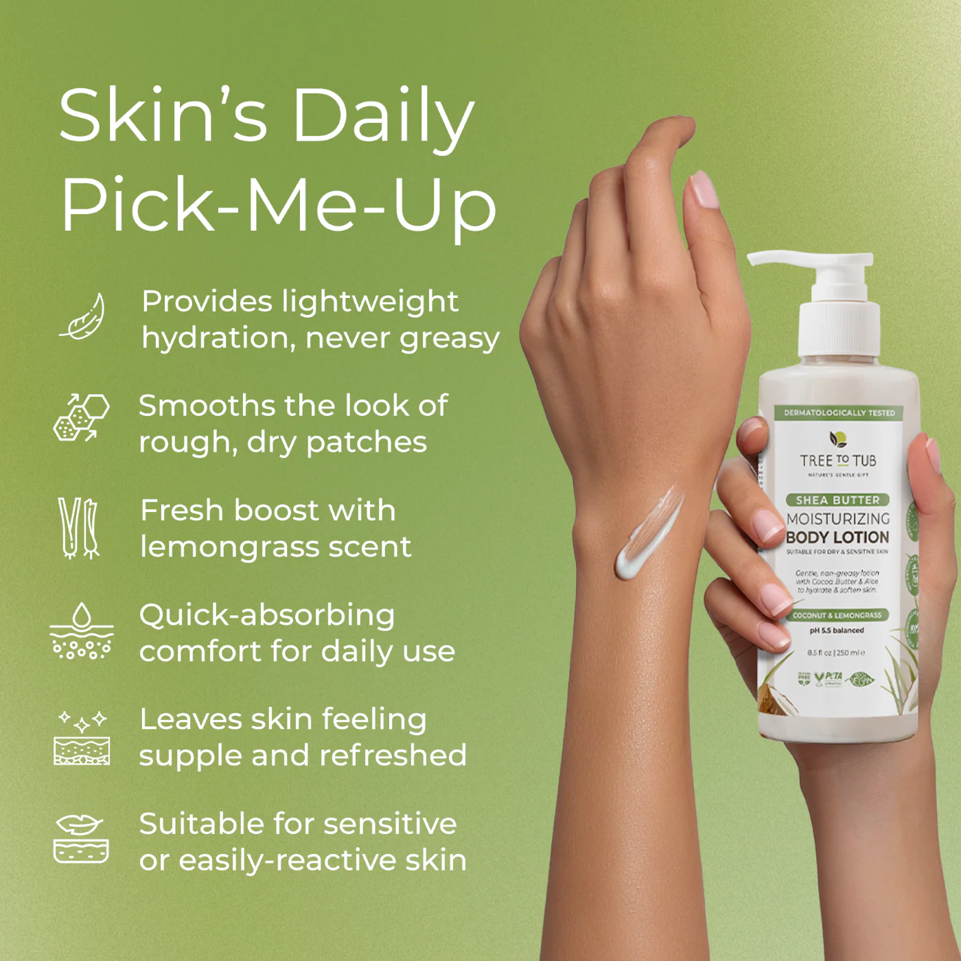 Shea Butter Moisturizing Body Lotion - Image 3