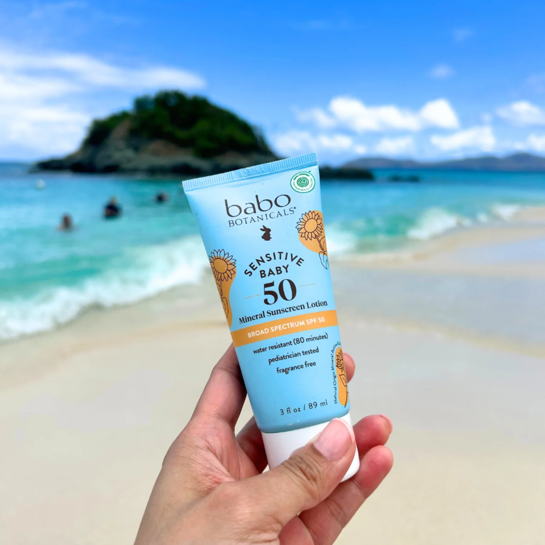 Sensitive Baby Mineral Sunscreen Lotion SPF50 - Image 3