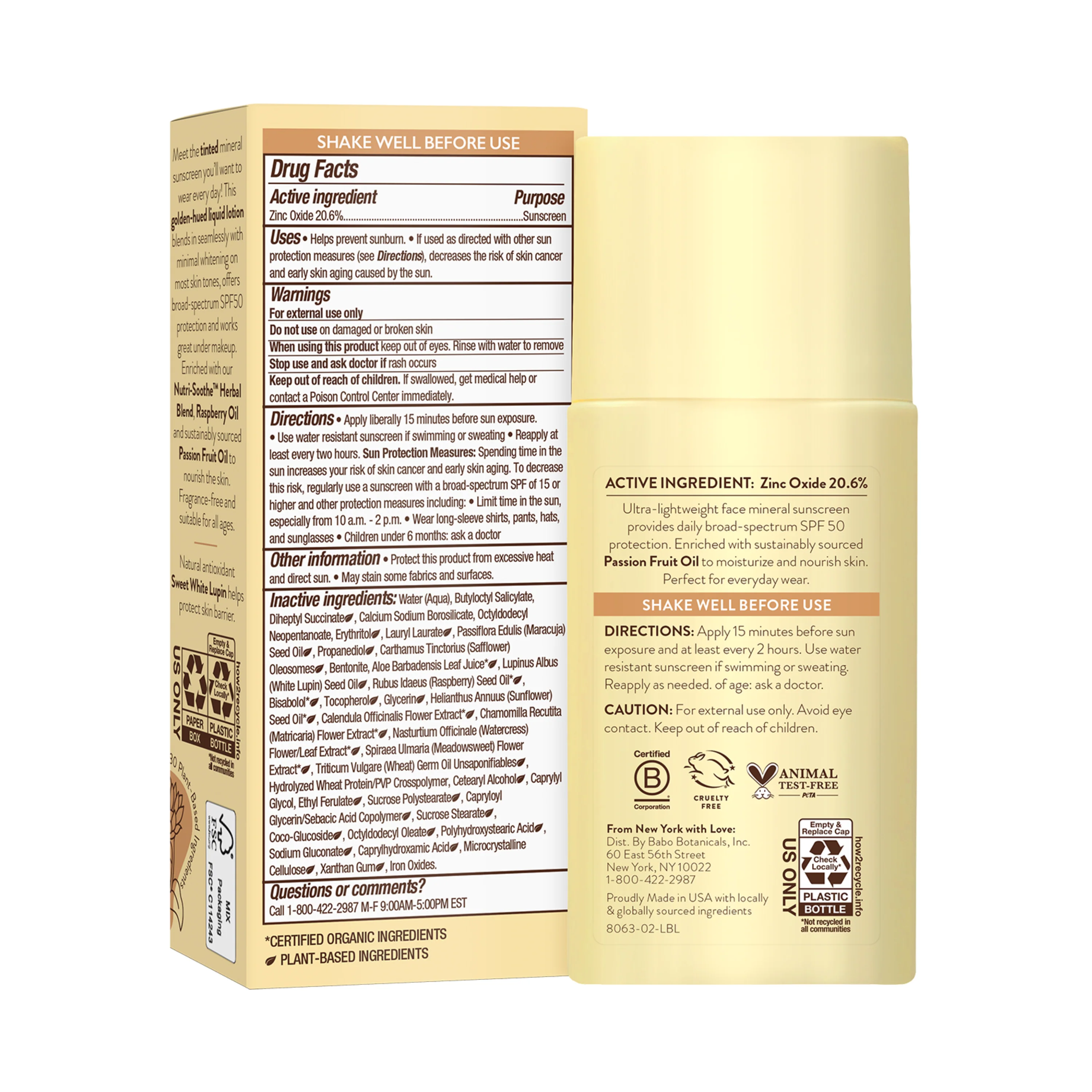 SPF 50 Daily Sheer Fluid Tinted Mineral Sunscreen - Image 3