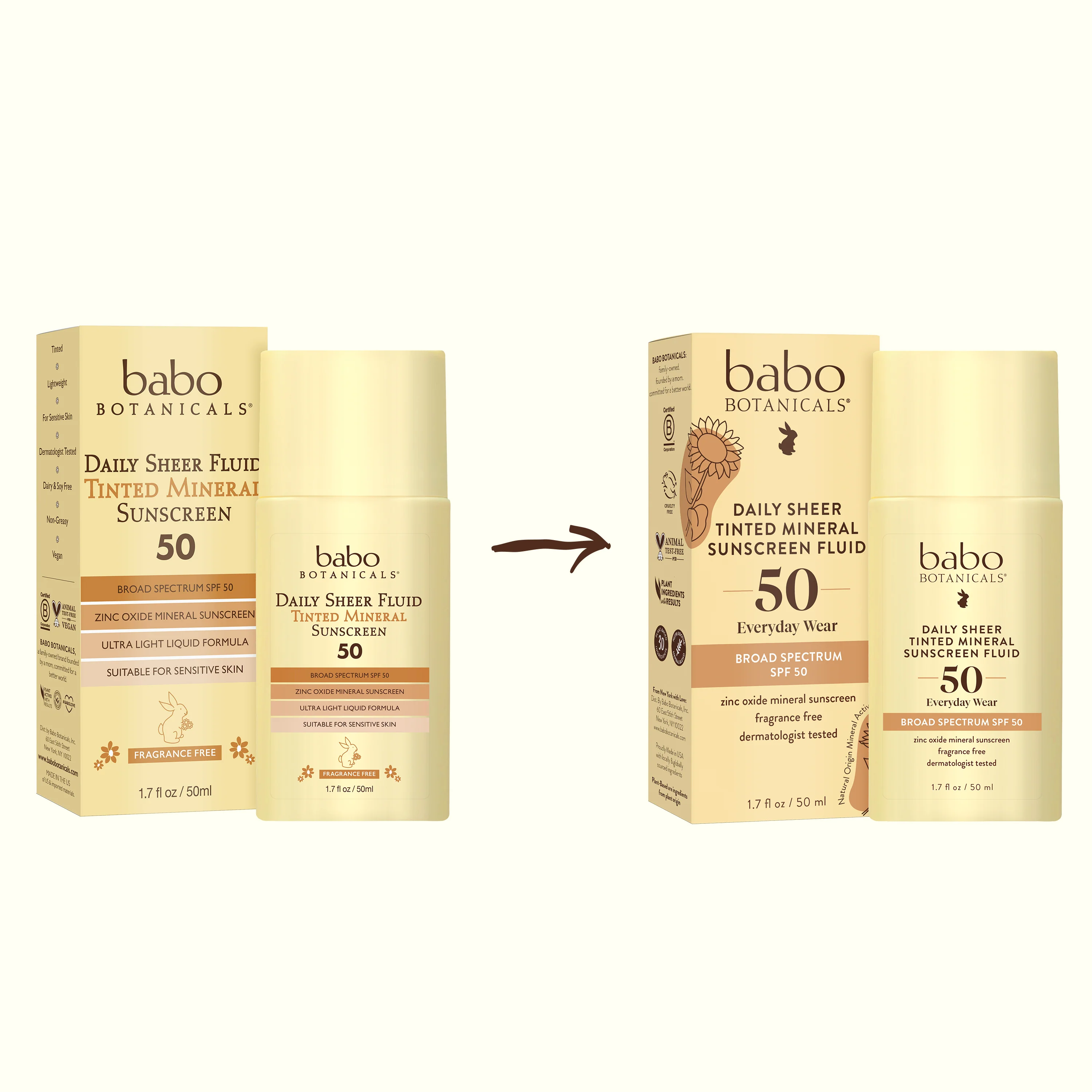 SPF 50 Daily Sheer Fluid Tinted Mineral Sunscreen - Image 4