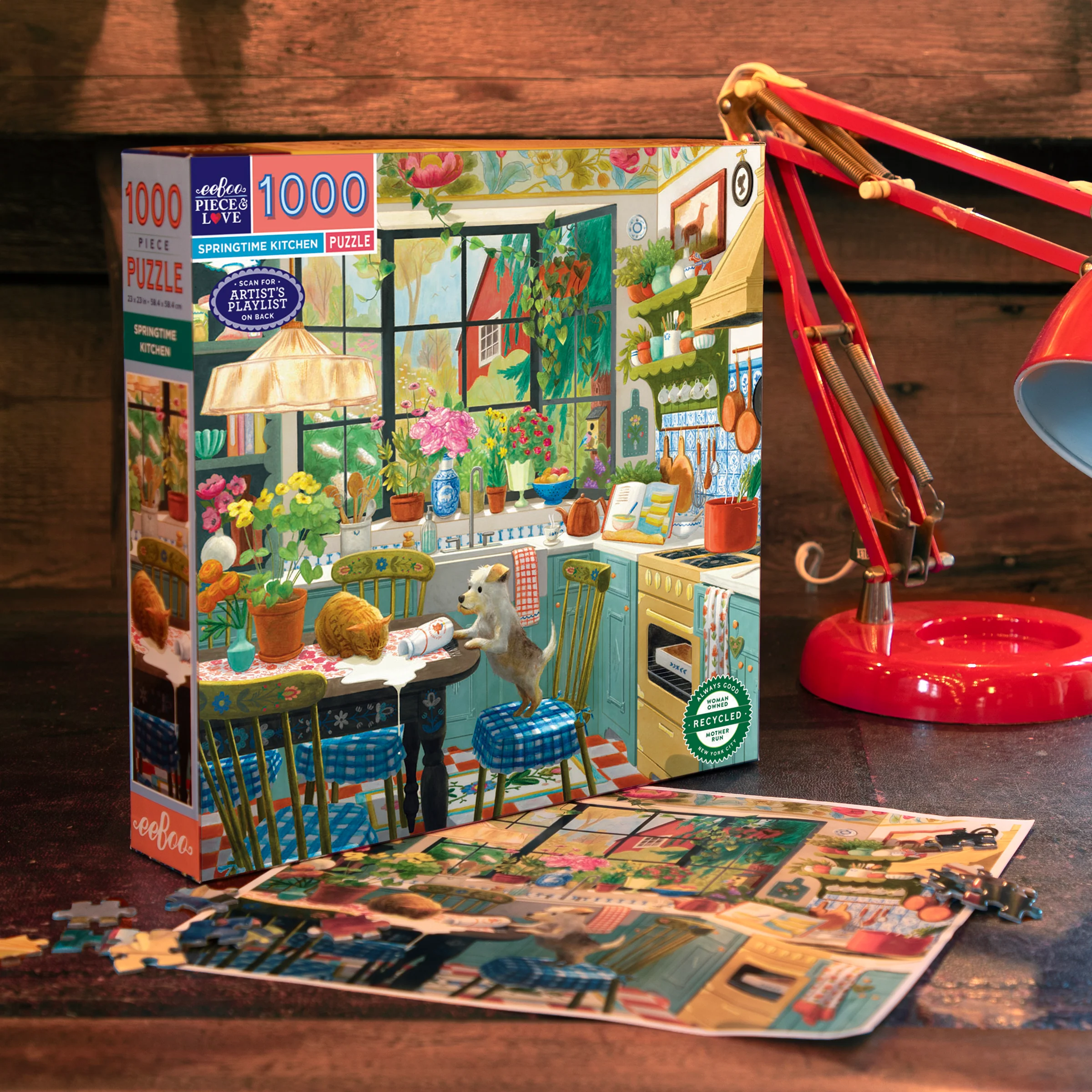 Springtime Kitchen 1000 Piece Puzzle - Image 2