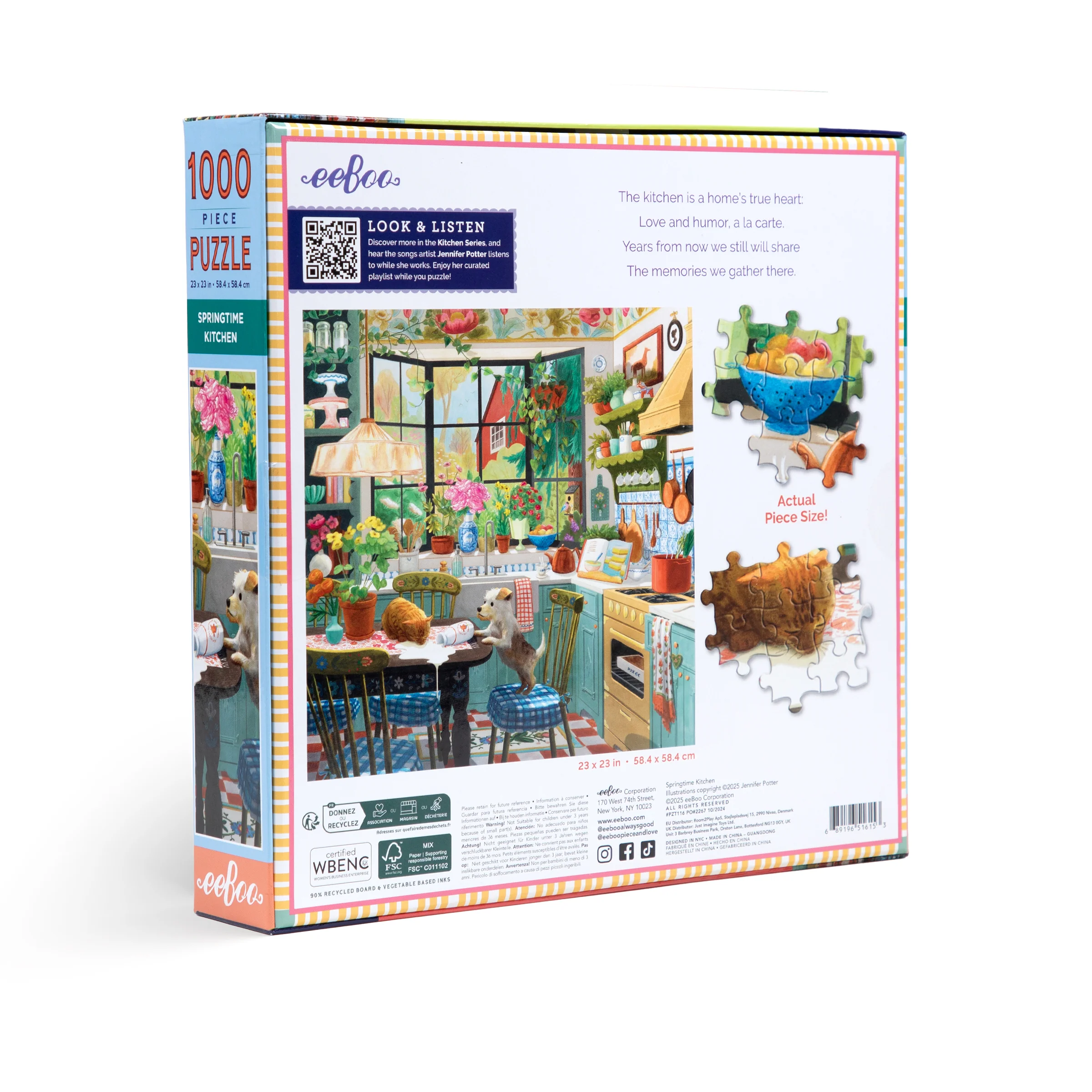 Springtime Kitchen 1000 Piece Puzzle - Image 4