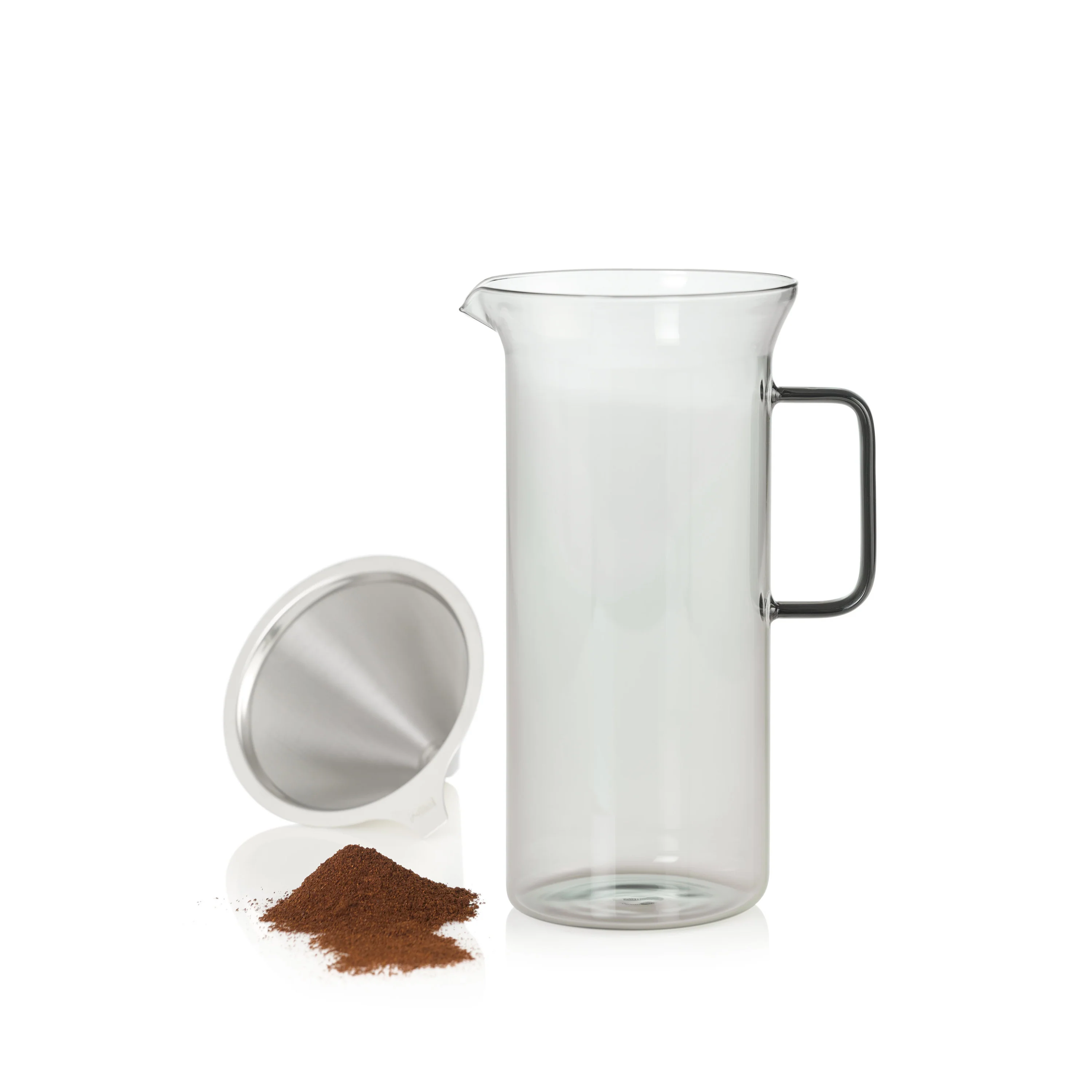 Pour Over Coffee Maker - Stainless Steel & Glass - Image 3