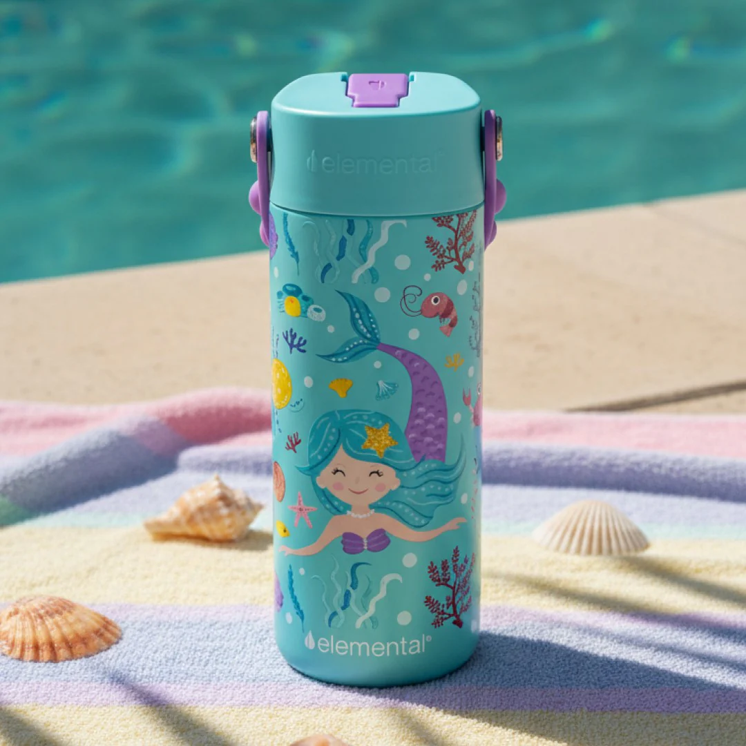 Stainless Steel Kids Water Bottle, 18oz - Image 22