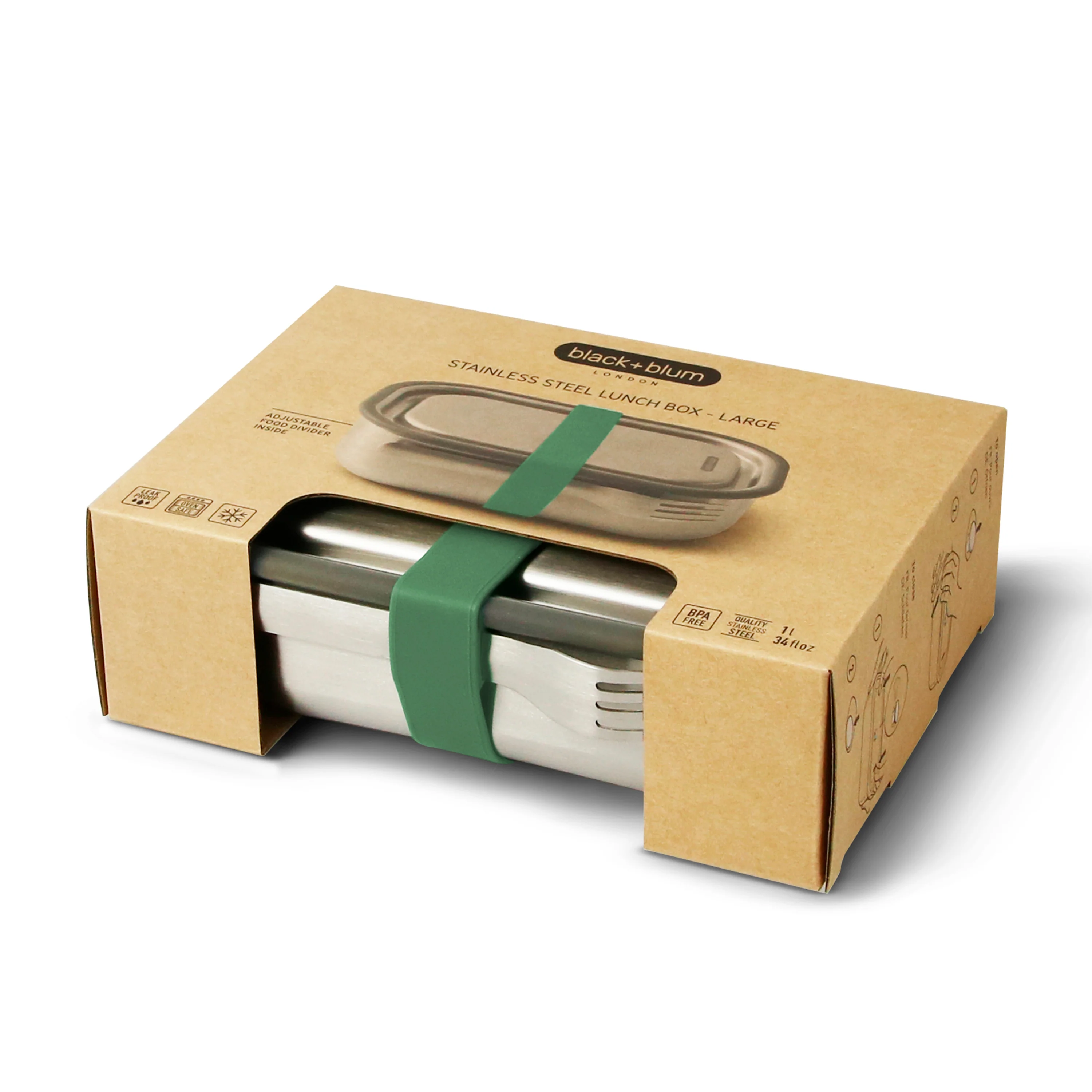 Stainless Steel Lunch Box Large - Image 7