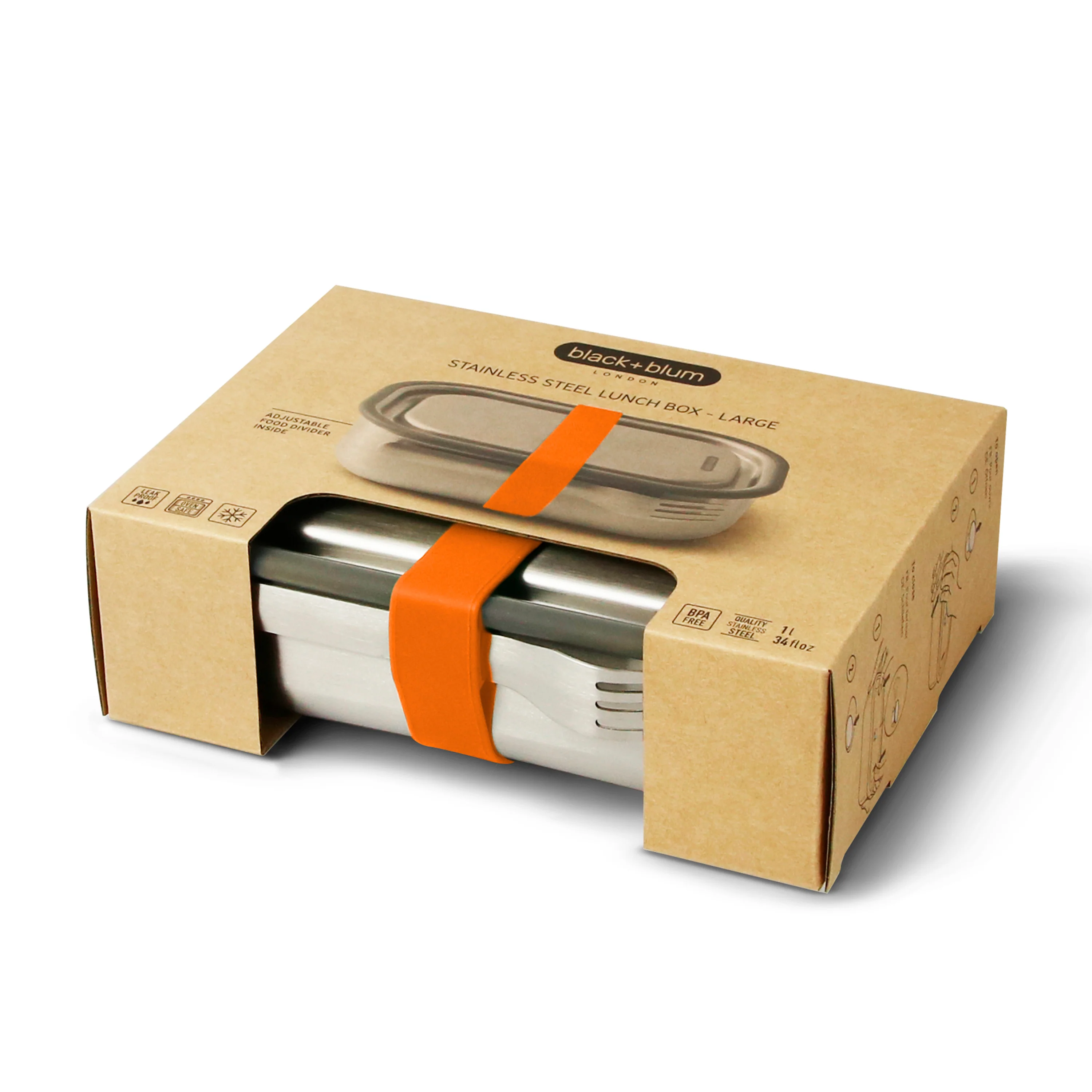Stainless Steel Lunch Box Large - Image 8