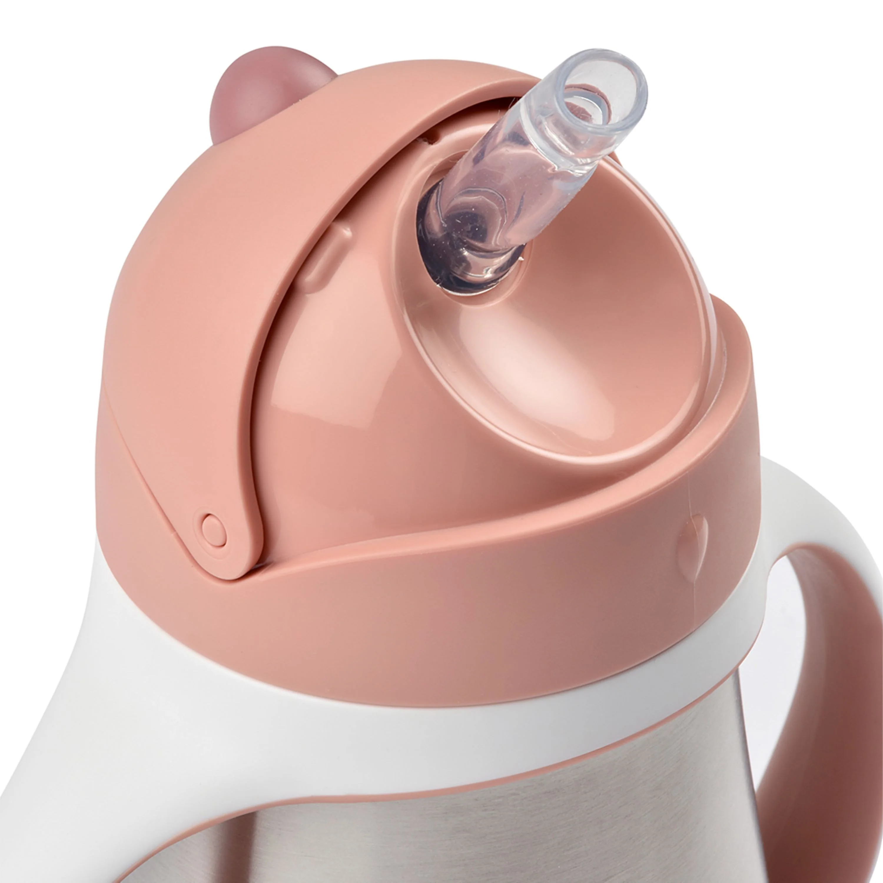 Stainless Steel Straw Sippy Cup with Silicone Straw - Image 11