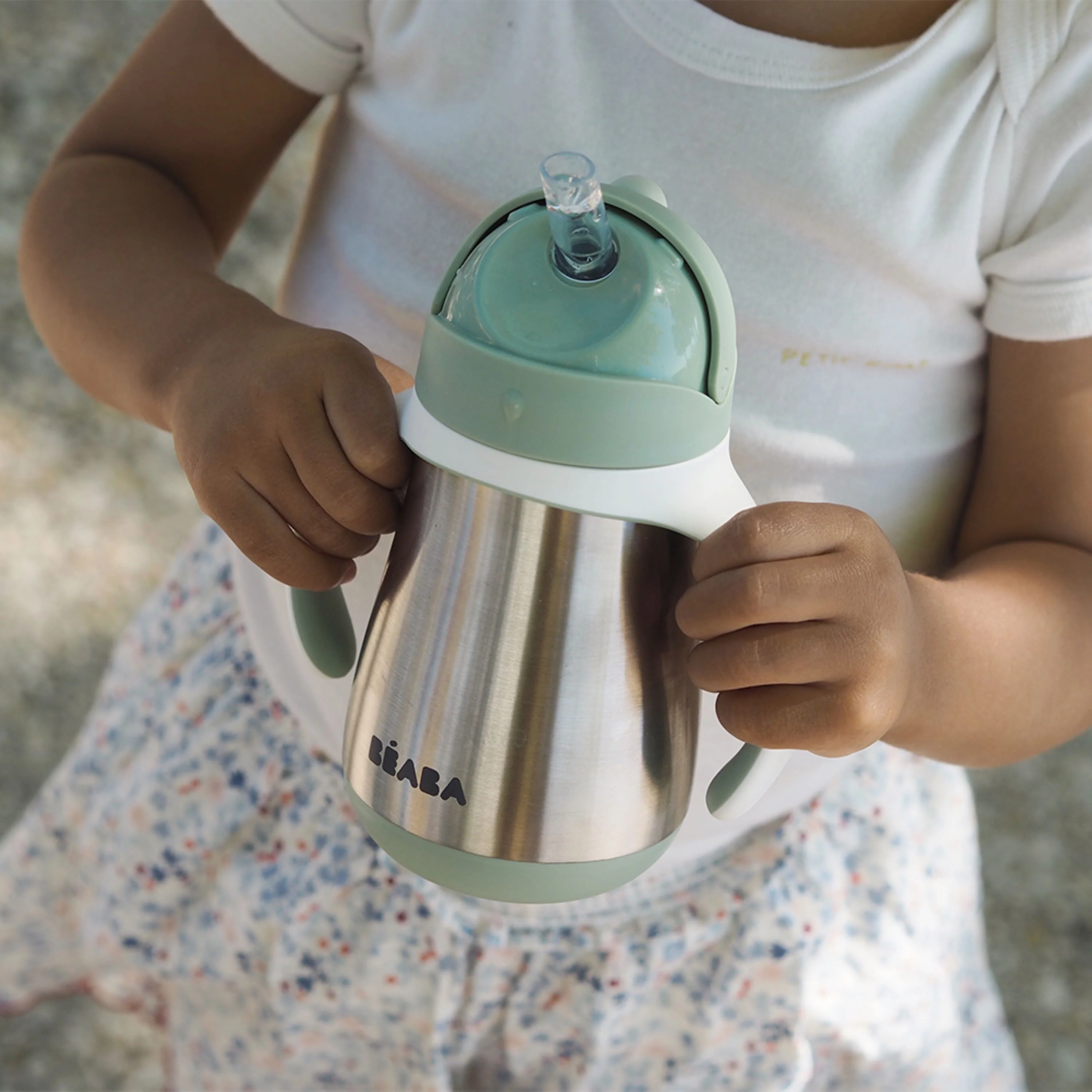 Stainless Steel Straw Sippy Cup with Silicone Straw - Image 7
