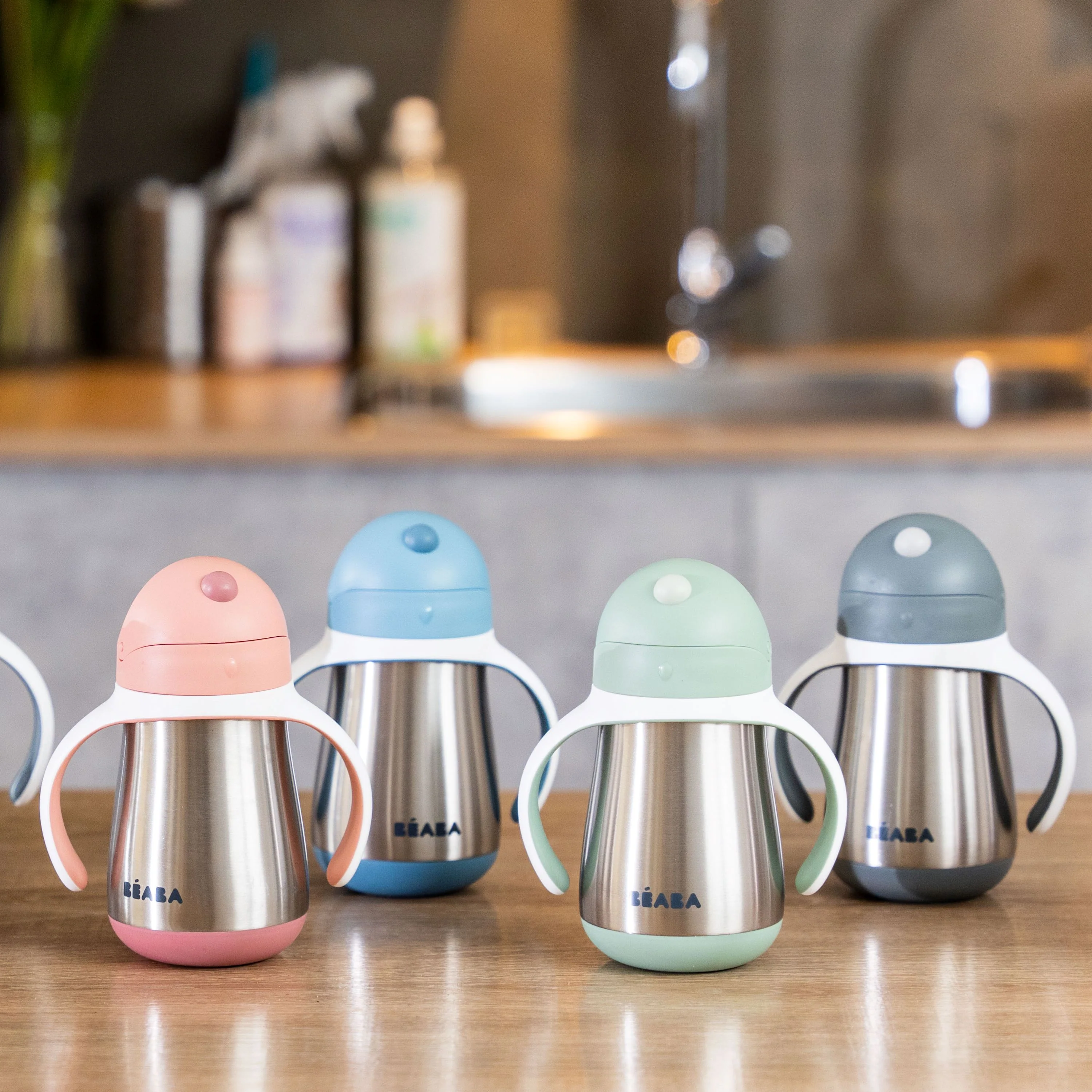 Stainless Steel Straw Sippy Cup with Silicone Straw - Image 8