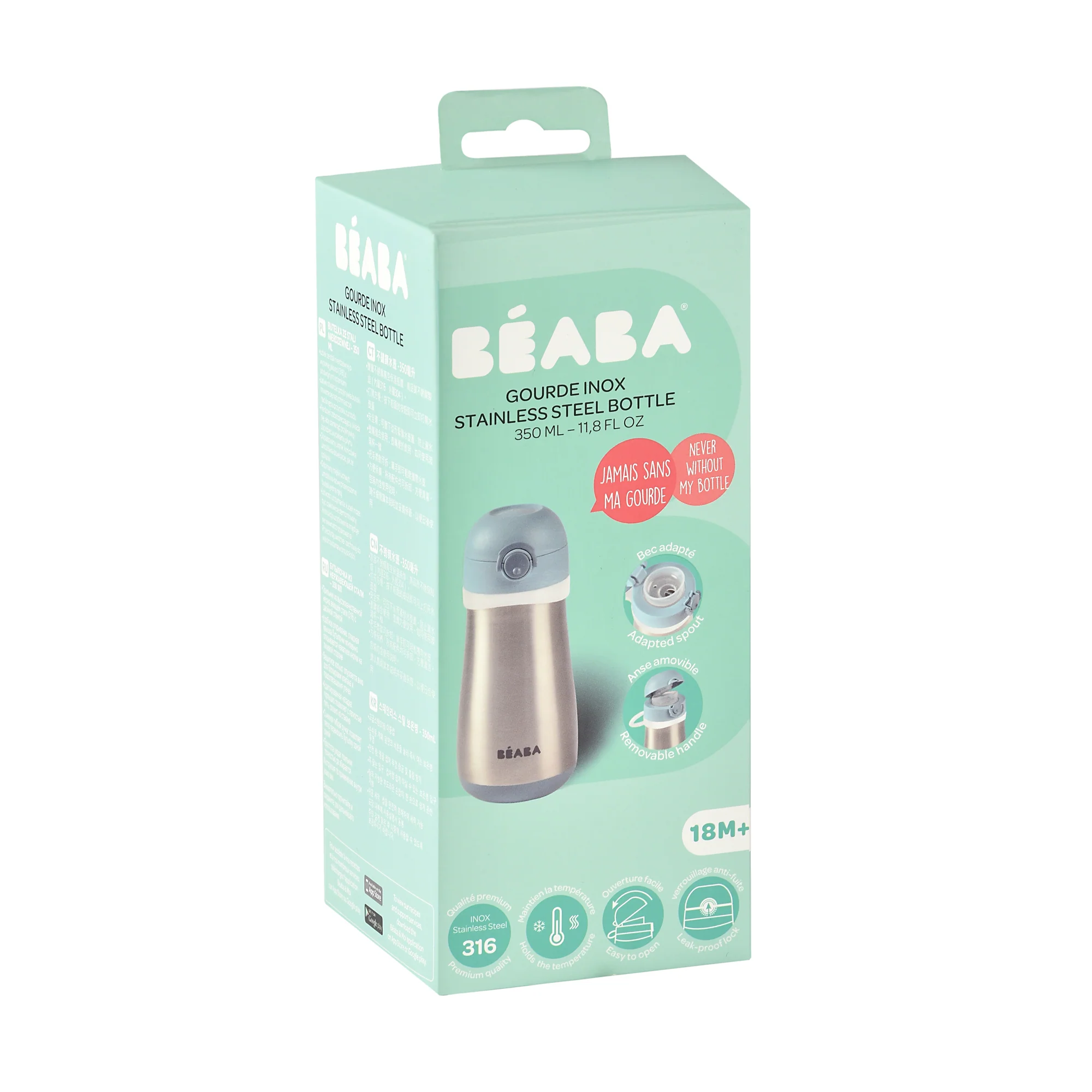 Stainless Steel Toddler Thermos Water Bottle, 18+ months - Image 3