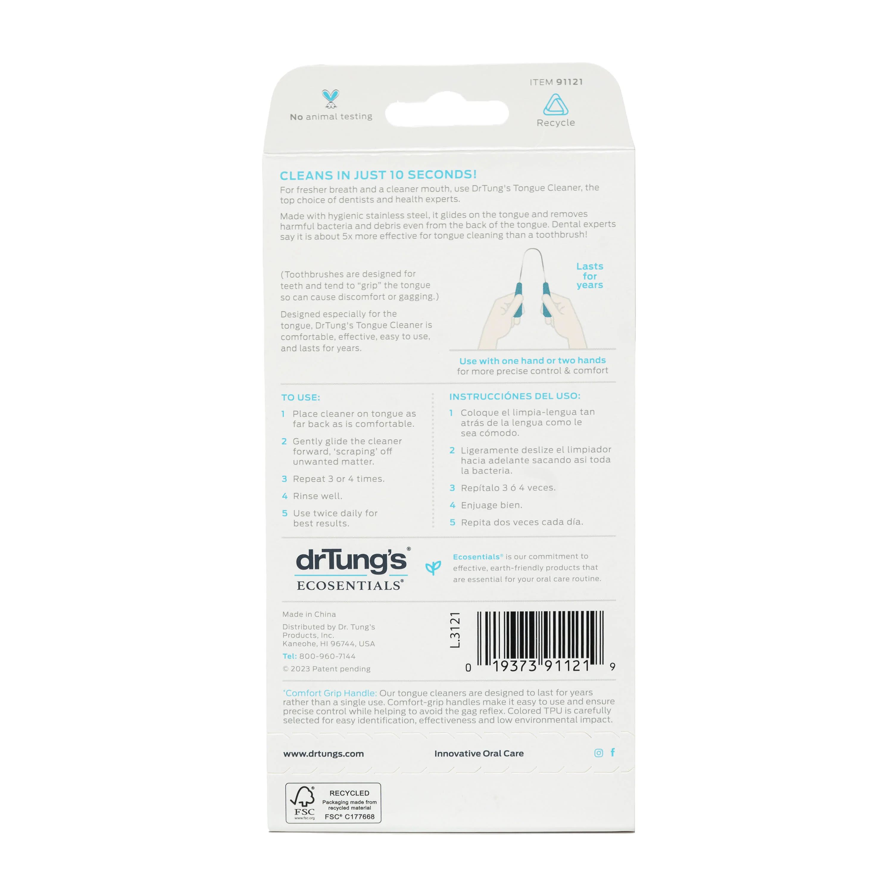 Stainless Steel Tongue Cleaner - Image 4