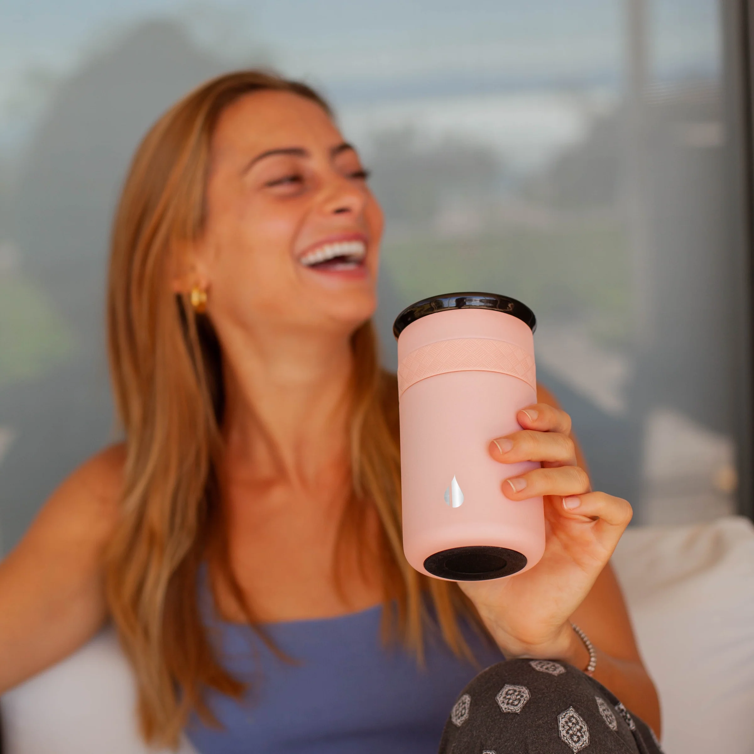 Stainless Steel Tumbler with Ceramic Lid, 12oz - Image 10