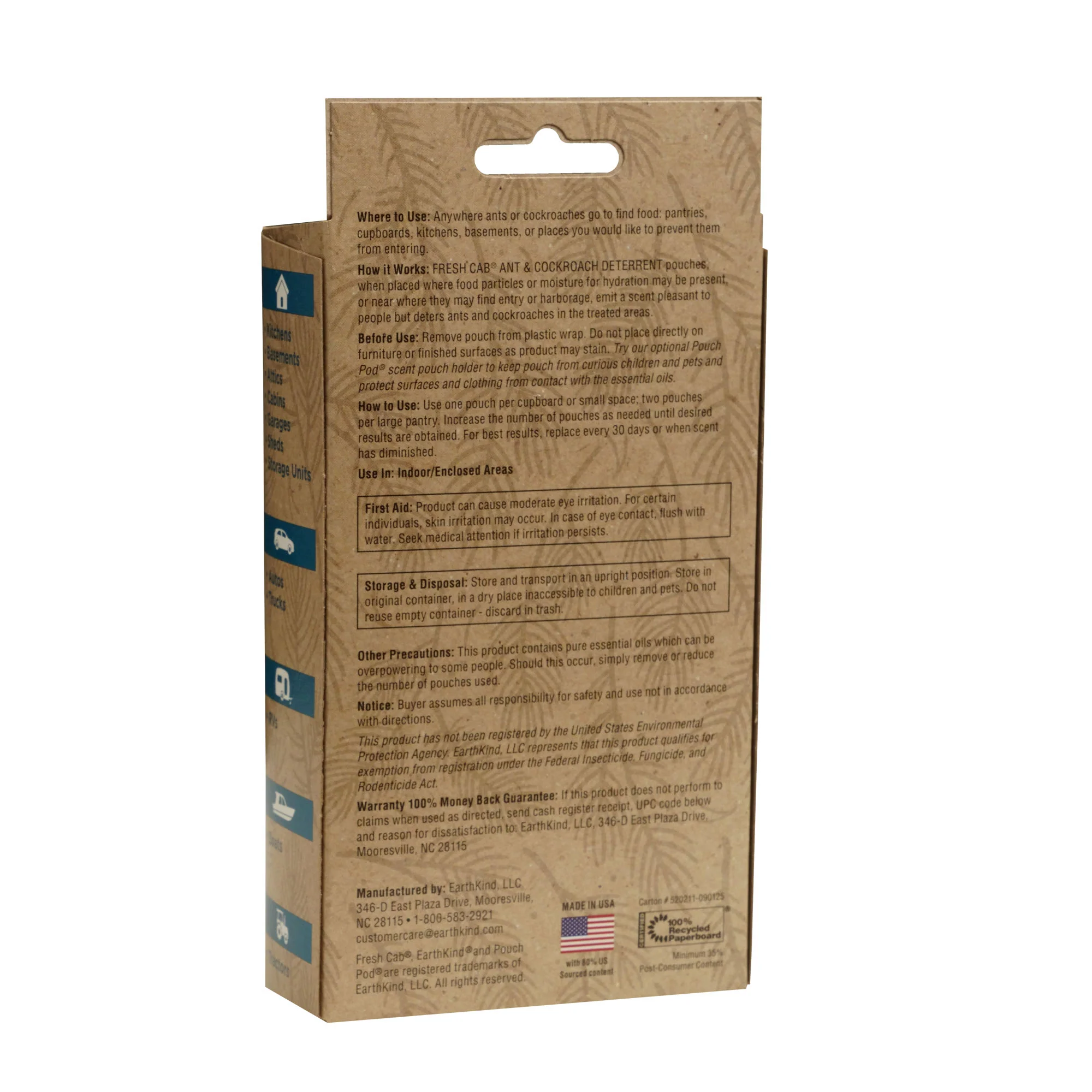 Fresh Cab® Ant & Cockroach Deterrent - Image 5