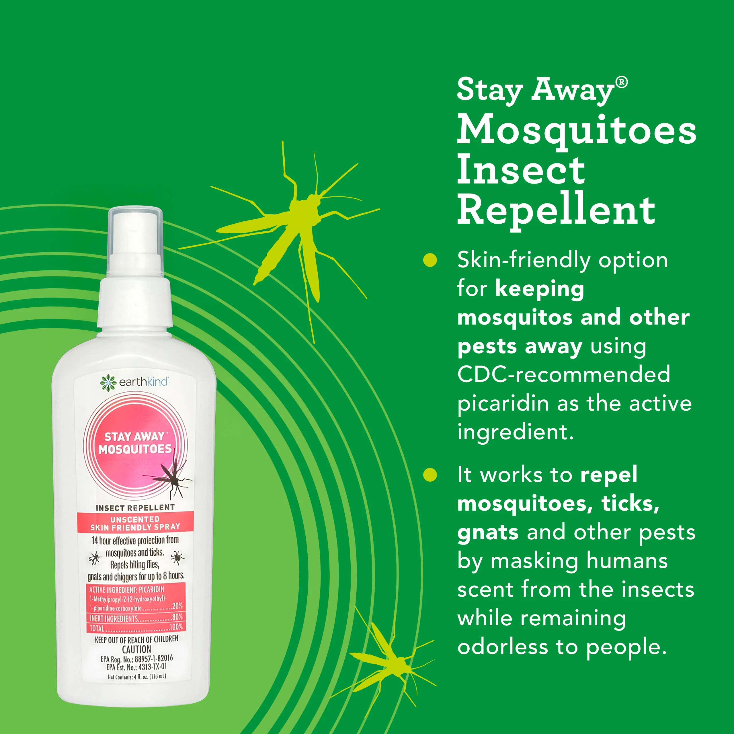 Stay Away® Mosquitoes Insect Repellent - Up to 14-Hour Protection - Image 3