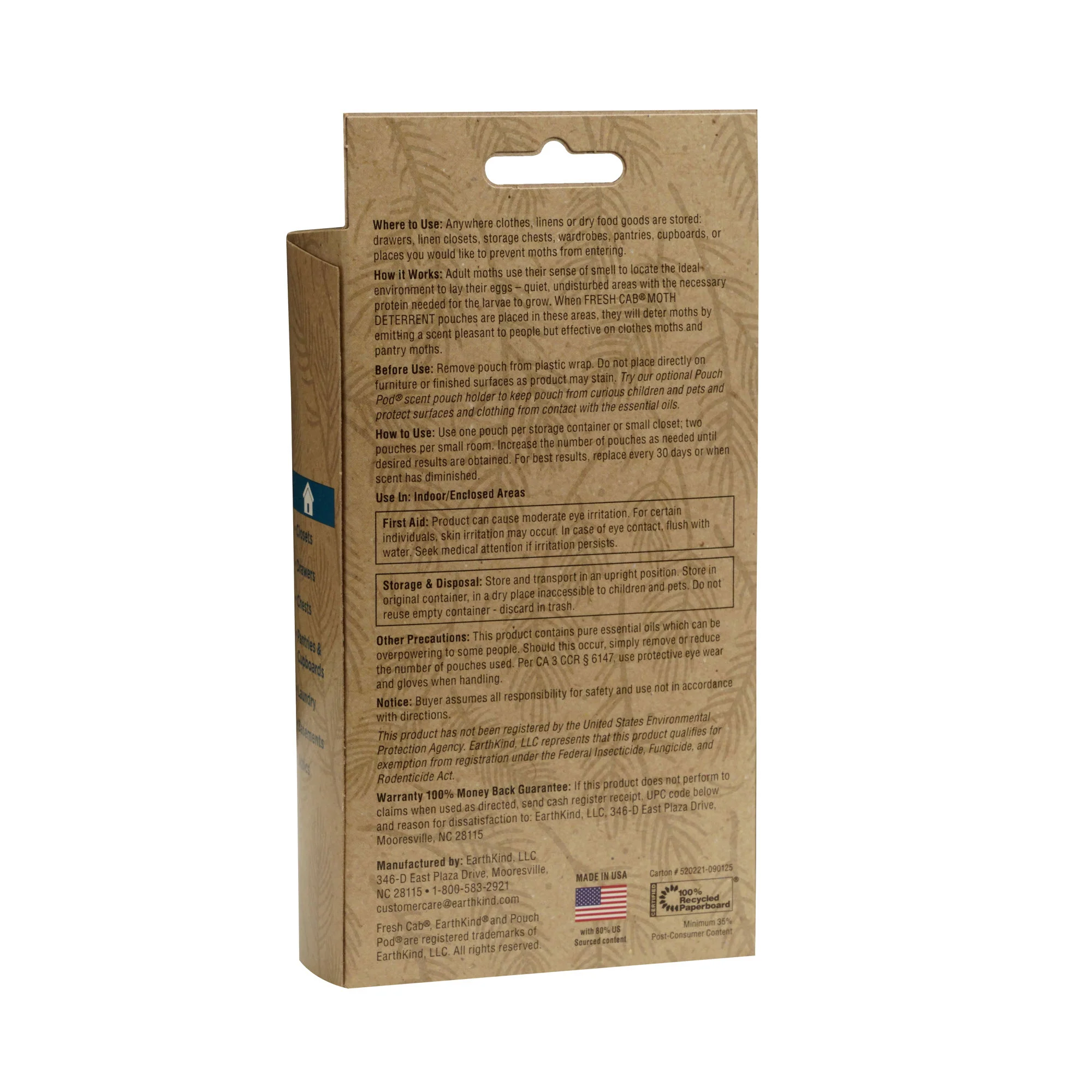 Fresh Cab® Moth Deterrent - Image 4