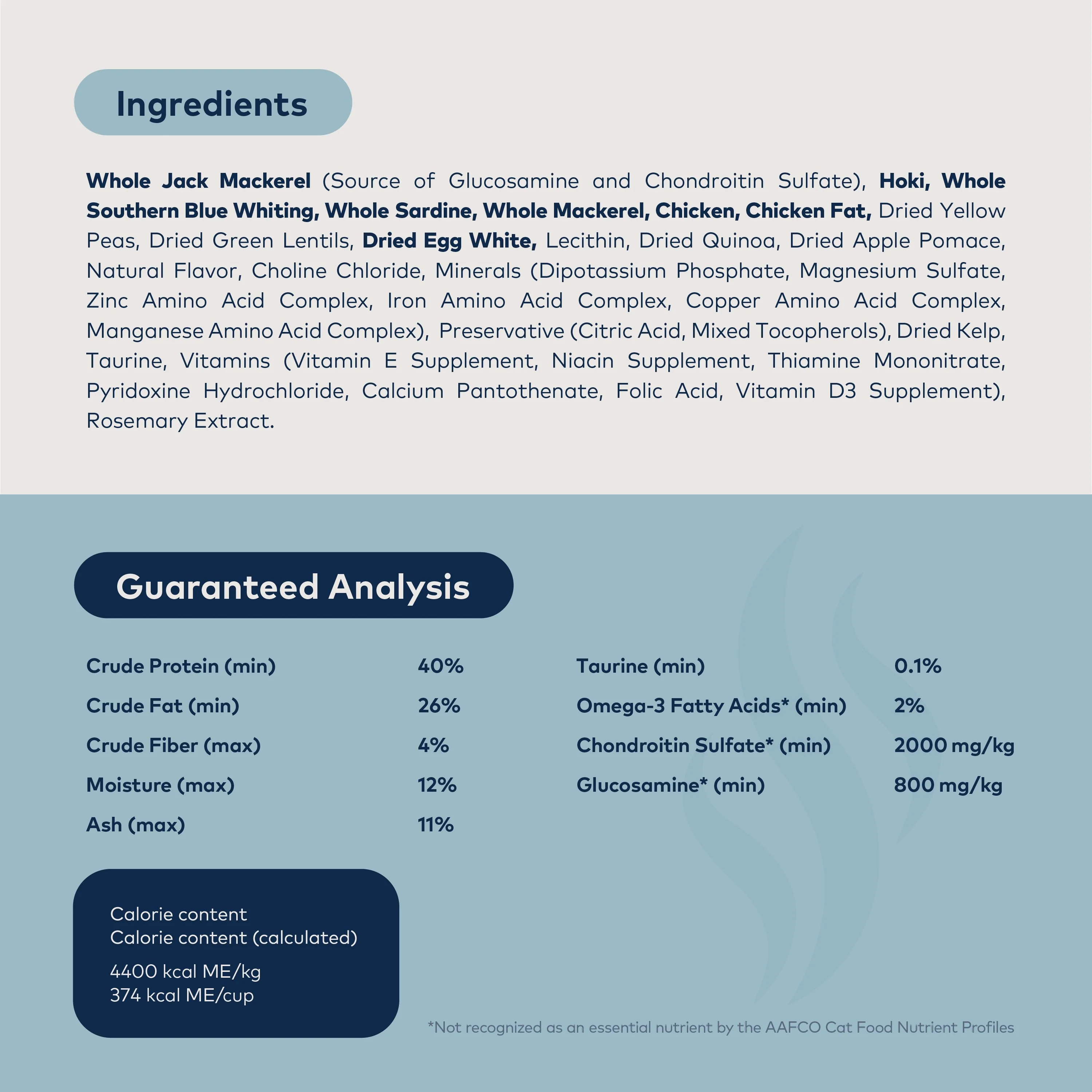 Steam & Dried Cat Food - Wild South Fish – High Protein, Skin & Coat Health, Low Carb, for All Life Stages - Image 3