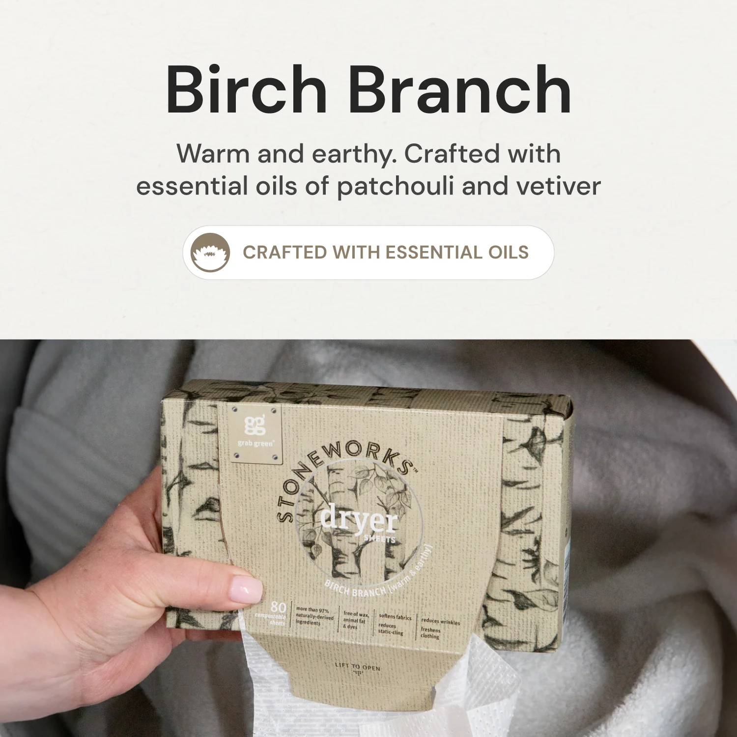 Stoneworks Dryer Sheets - Birch Branch - Image 6