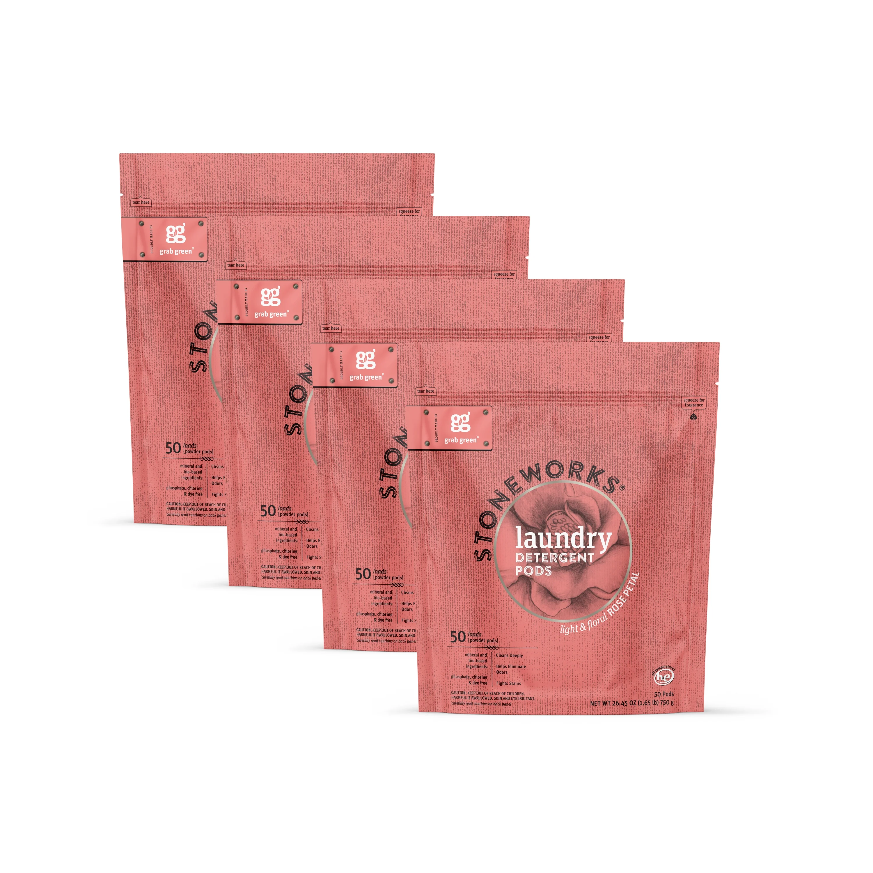 Stoneworks Laundry Detergent Pods - Rose Petal - Image 3