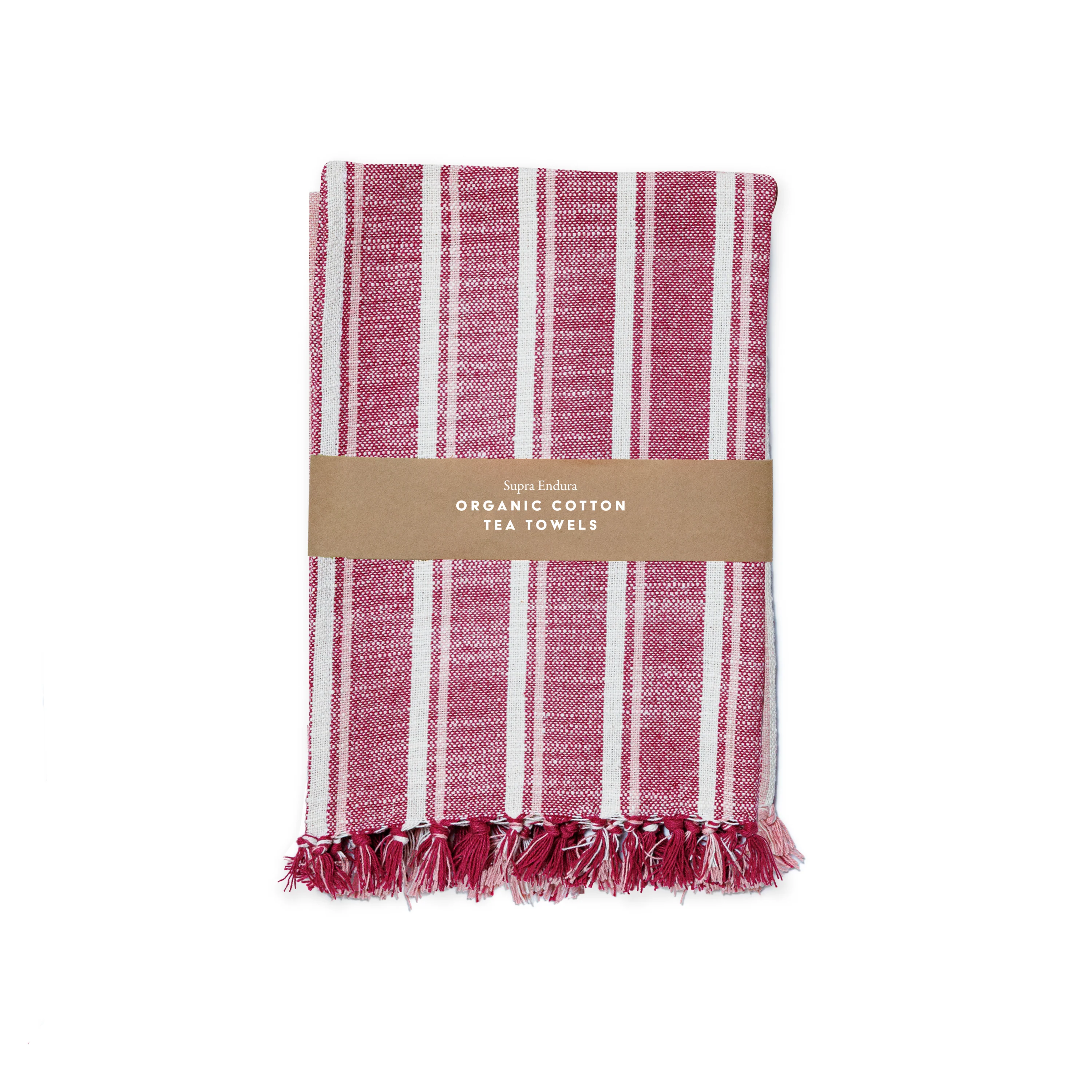 Striped Organic Cotton Tea Towel Set