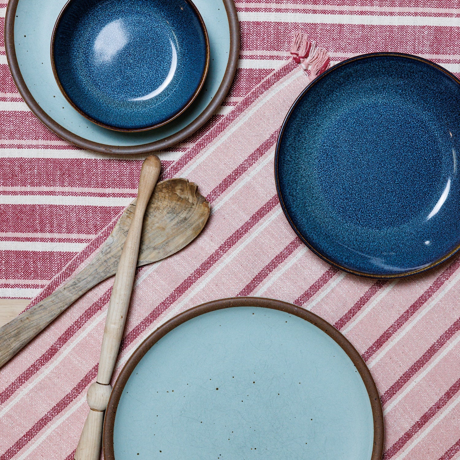 Striped Organic Cotton Tea Towel Set - Image 11