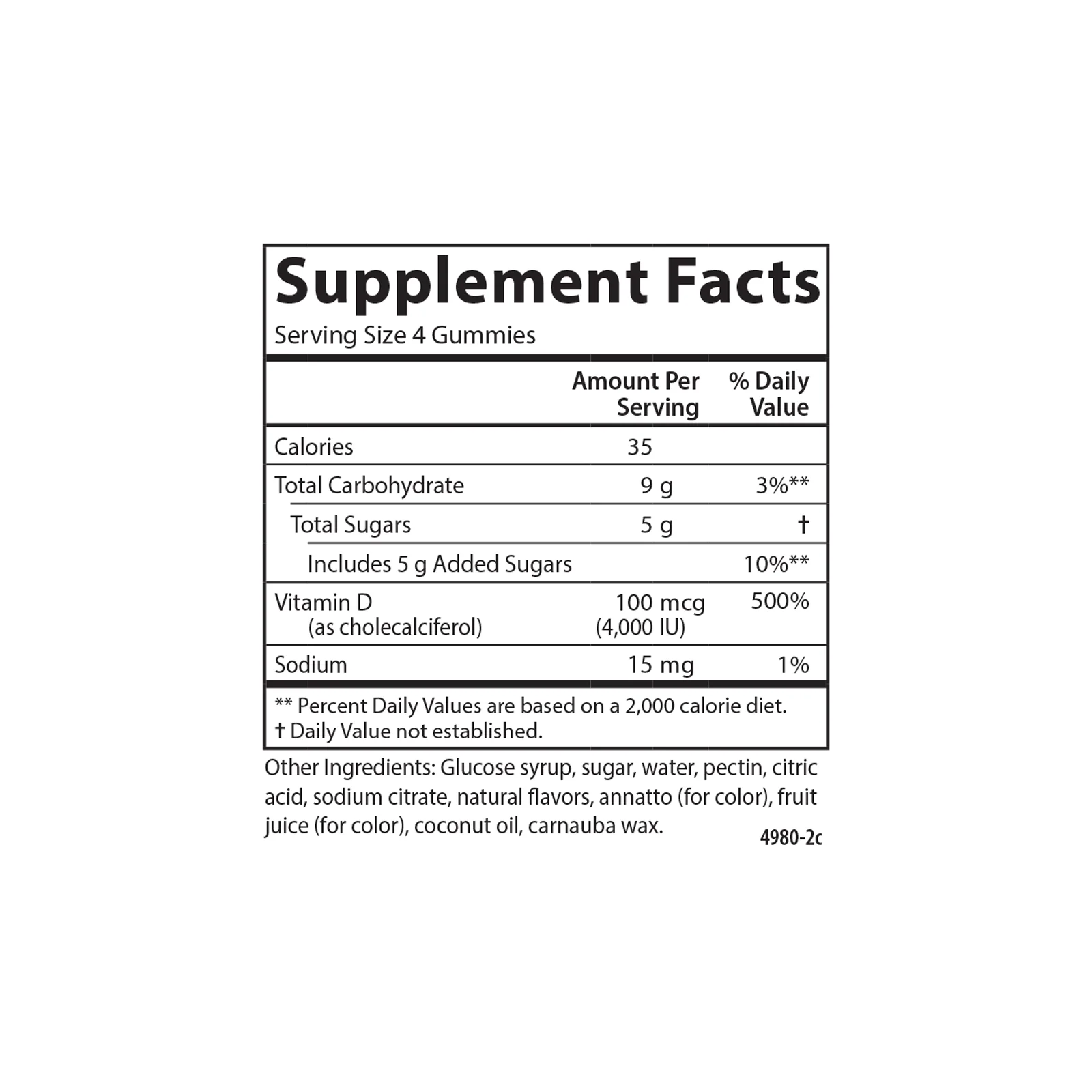 Super D Gummies - 4,000 IU - Image 5