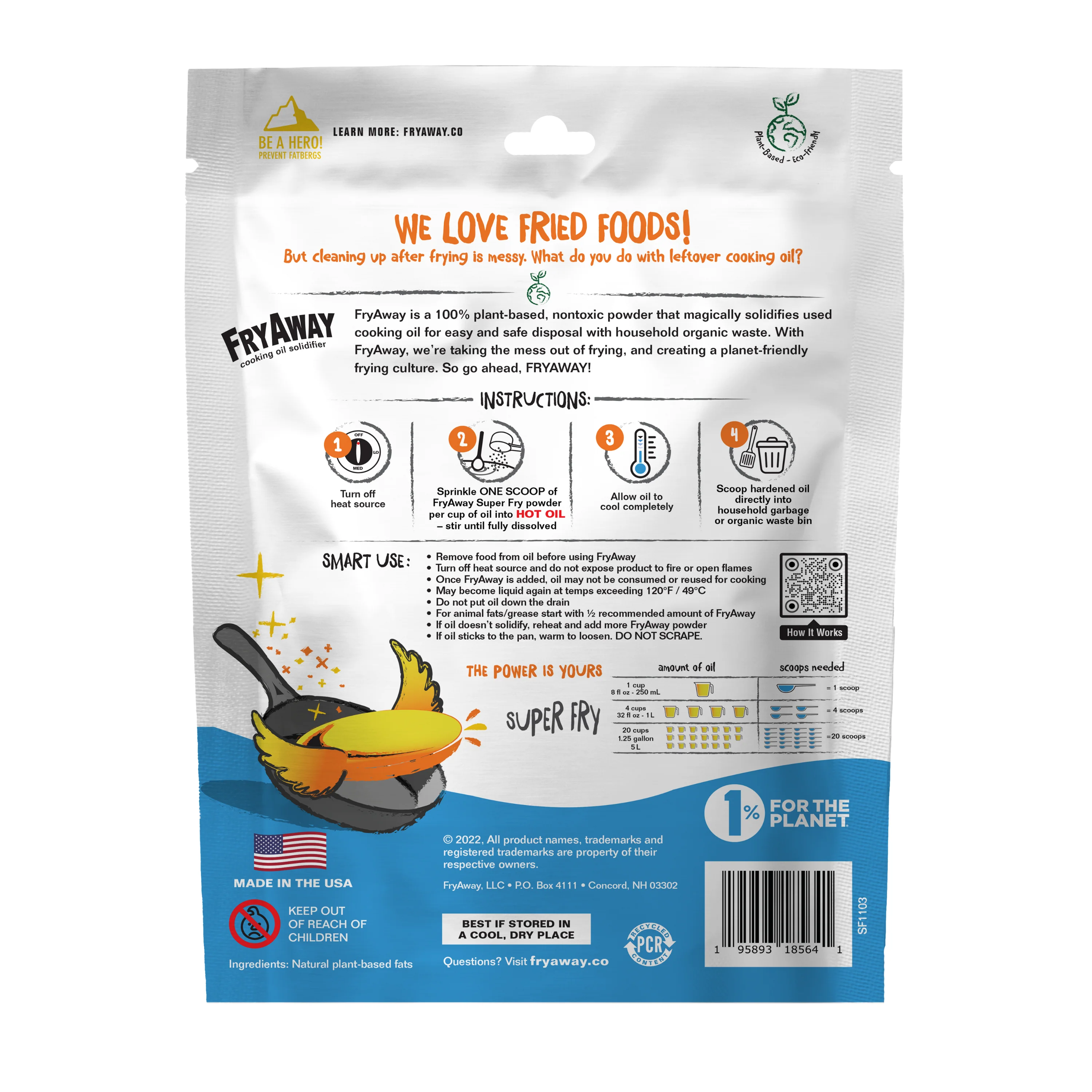 Super Fry Used Cooking Oil Solidifier Powder - Image 3