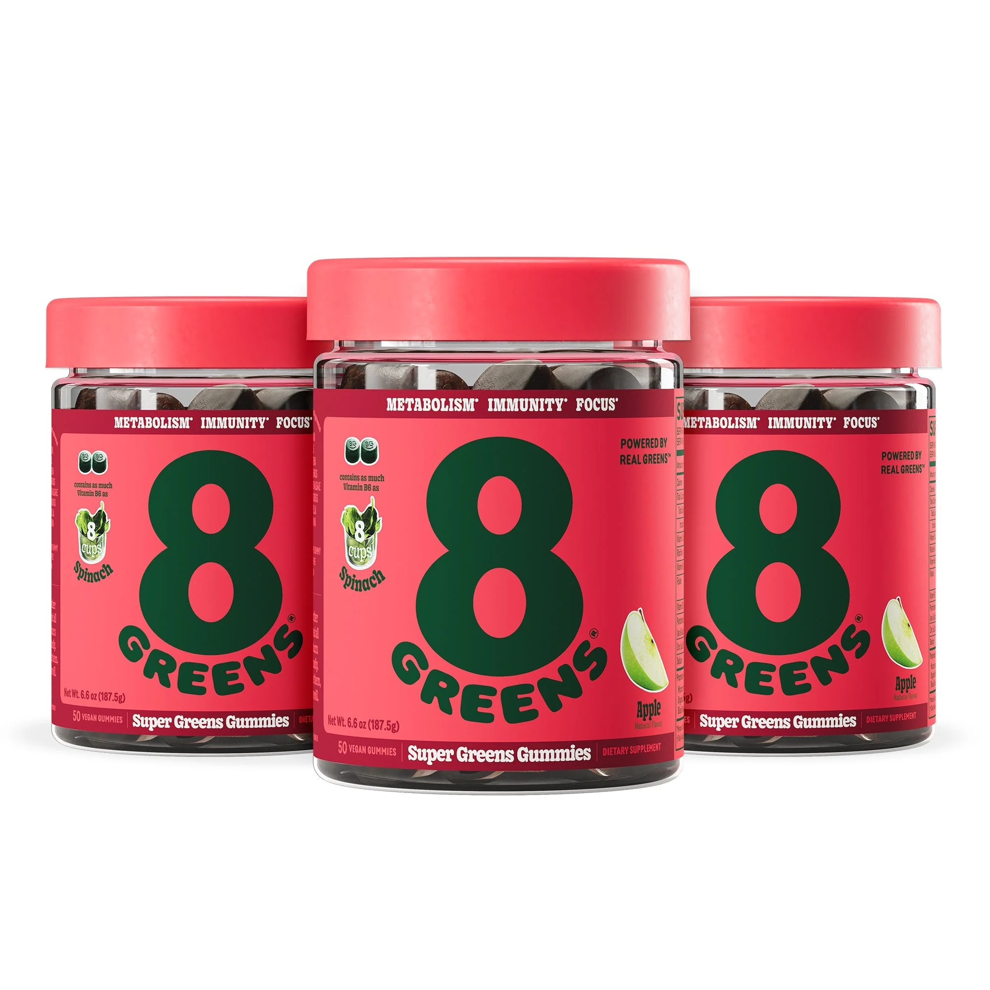 Super Greens Gummies - Apple - Image 13