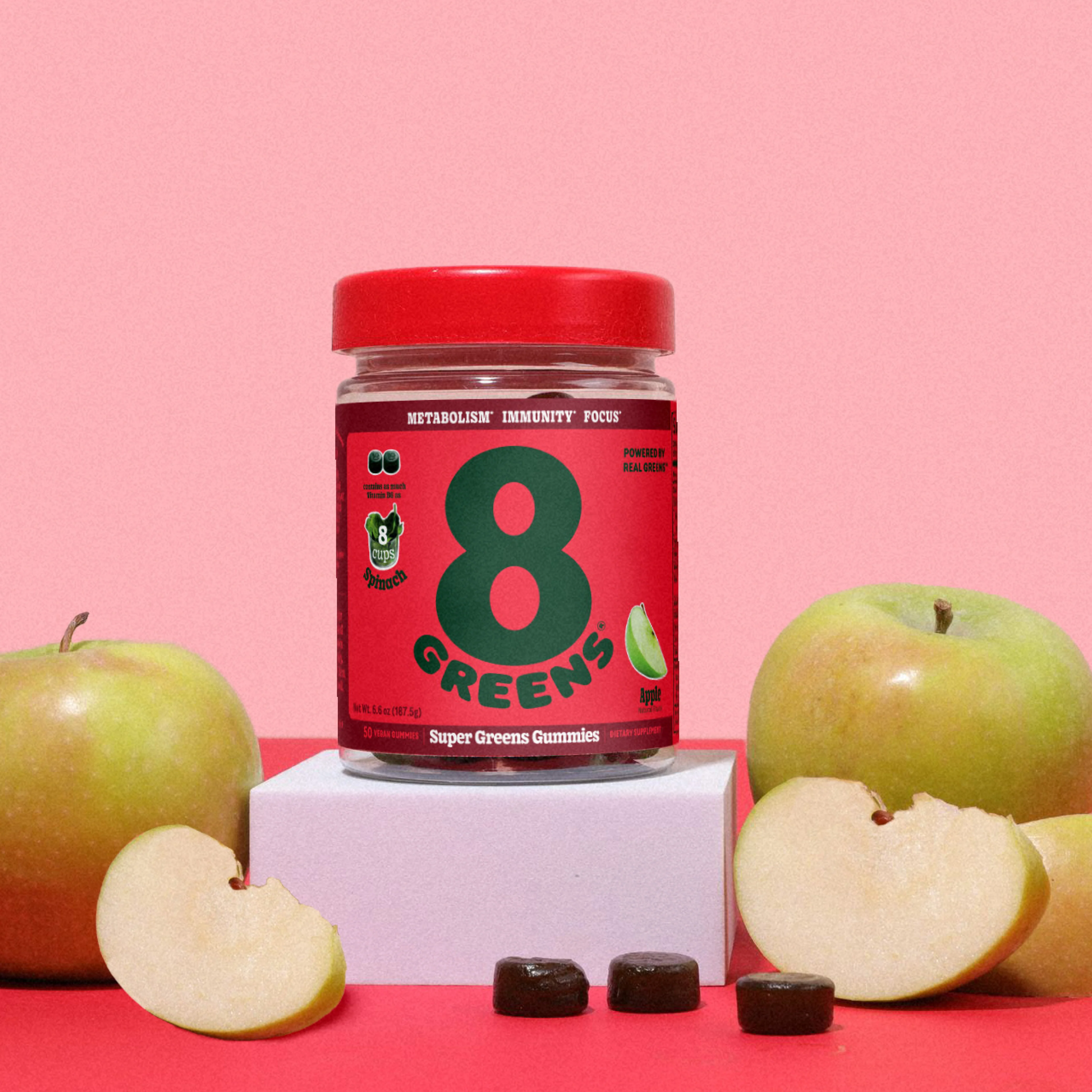 Super Greens Gummies - Apple - Image 4