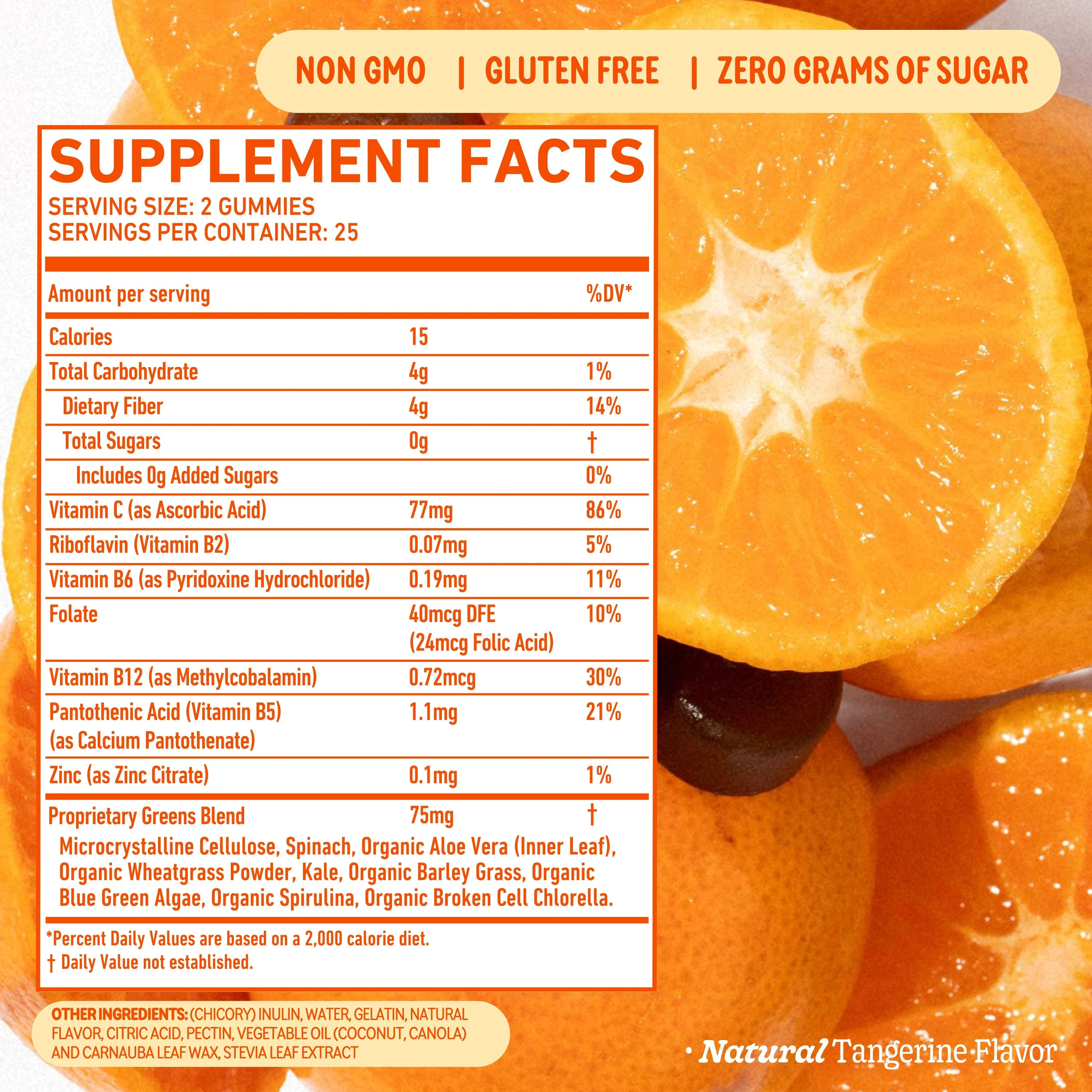 Super Greens Gummies - Fiber - Image 3
