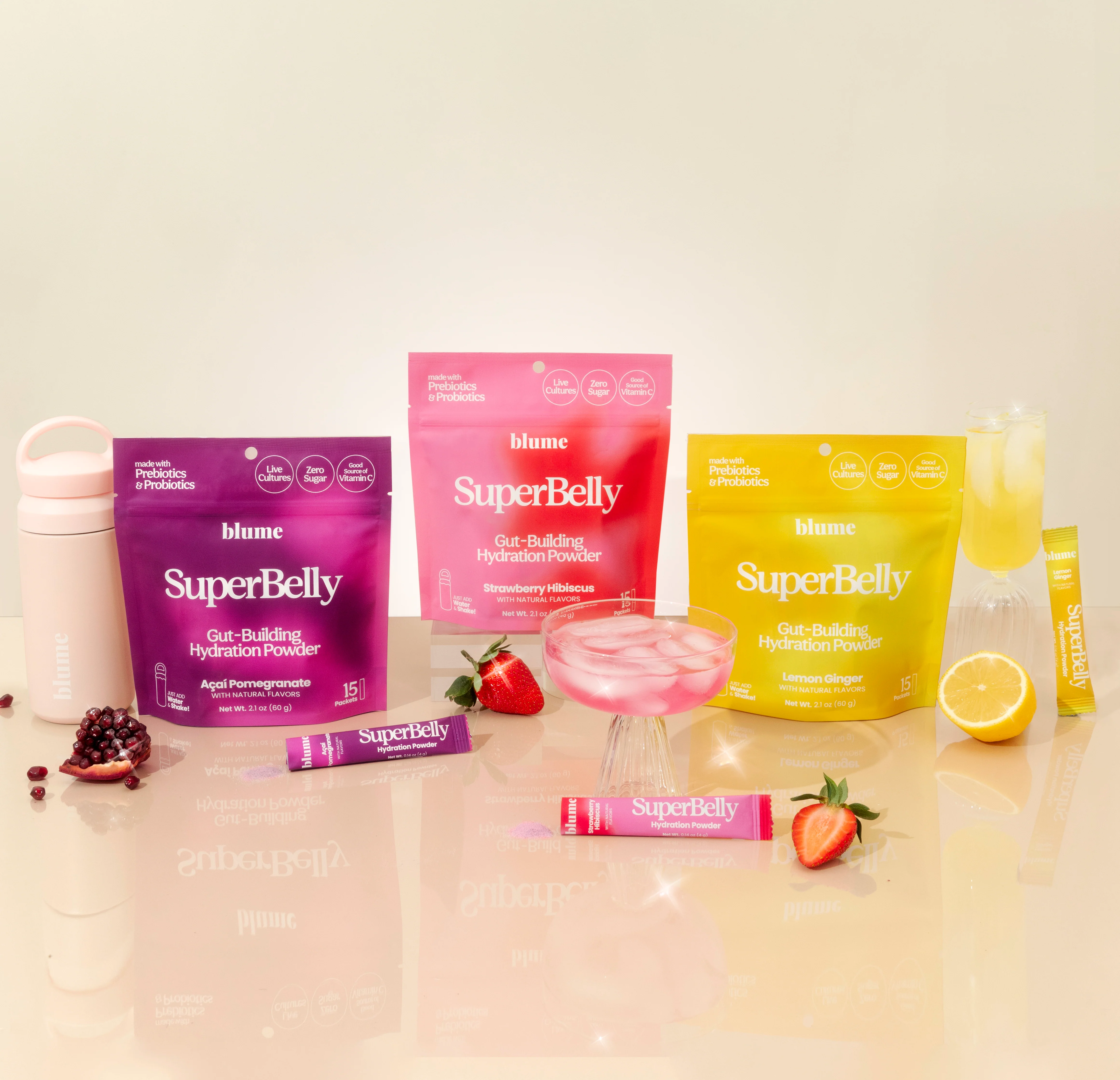 SuperBelly Gut-Building Hydration Drink Mix Powder Packets - Image 7