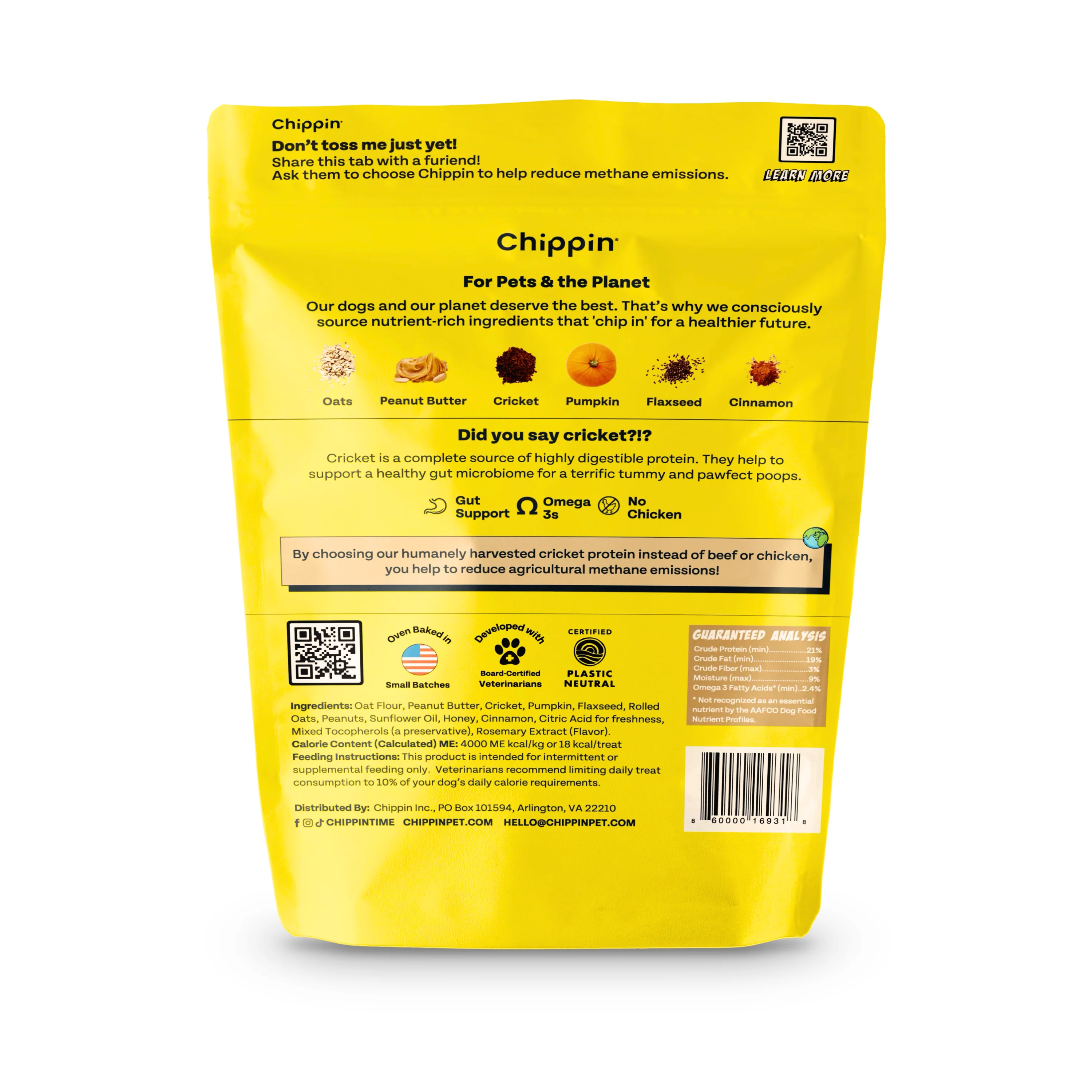 Superfood Cricket & Peanut Butter Dog Treats - Image 6