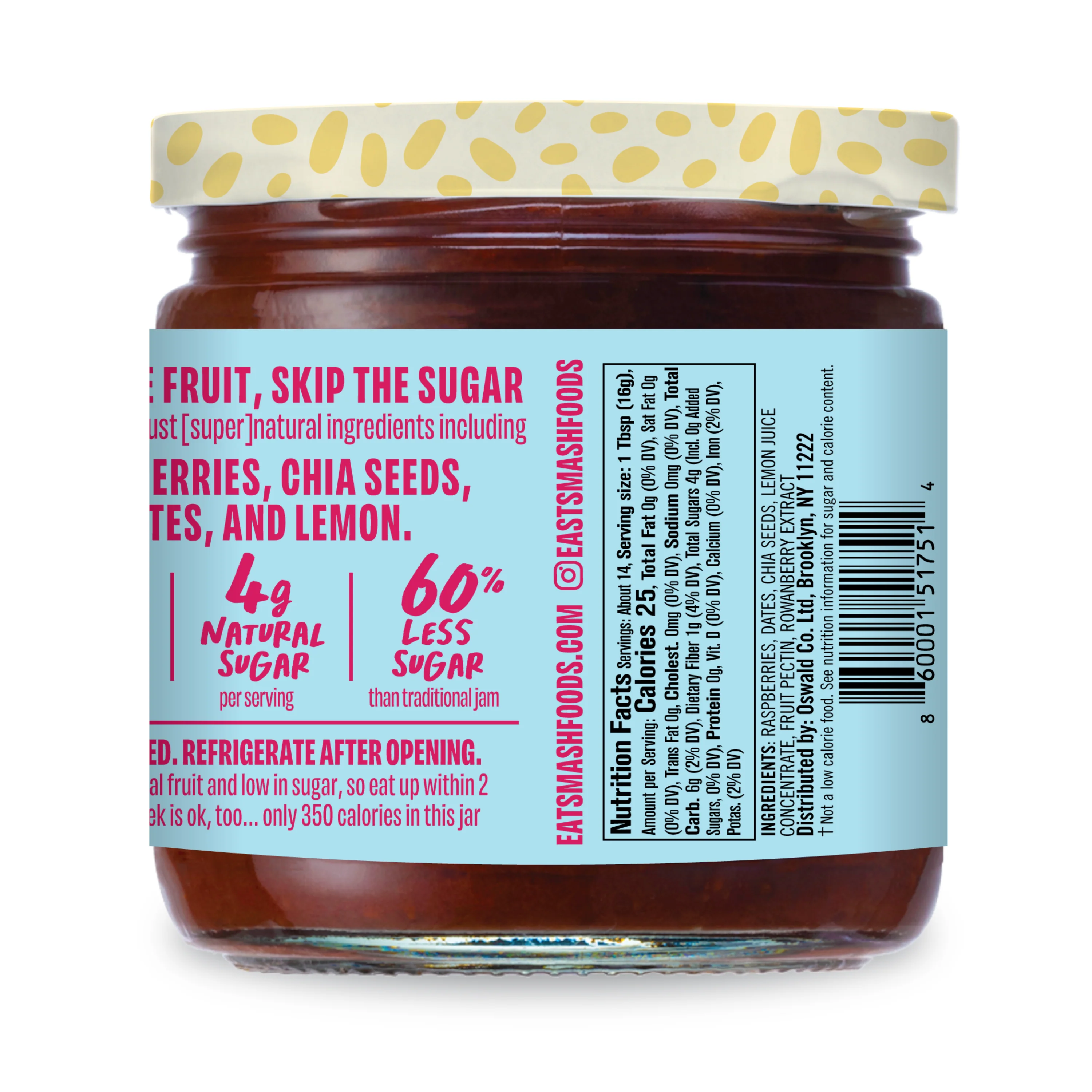 Superfood Jam - Raspberry - Image 2