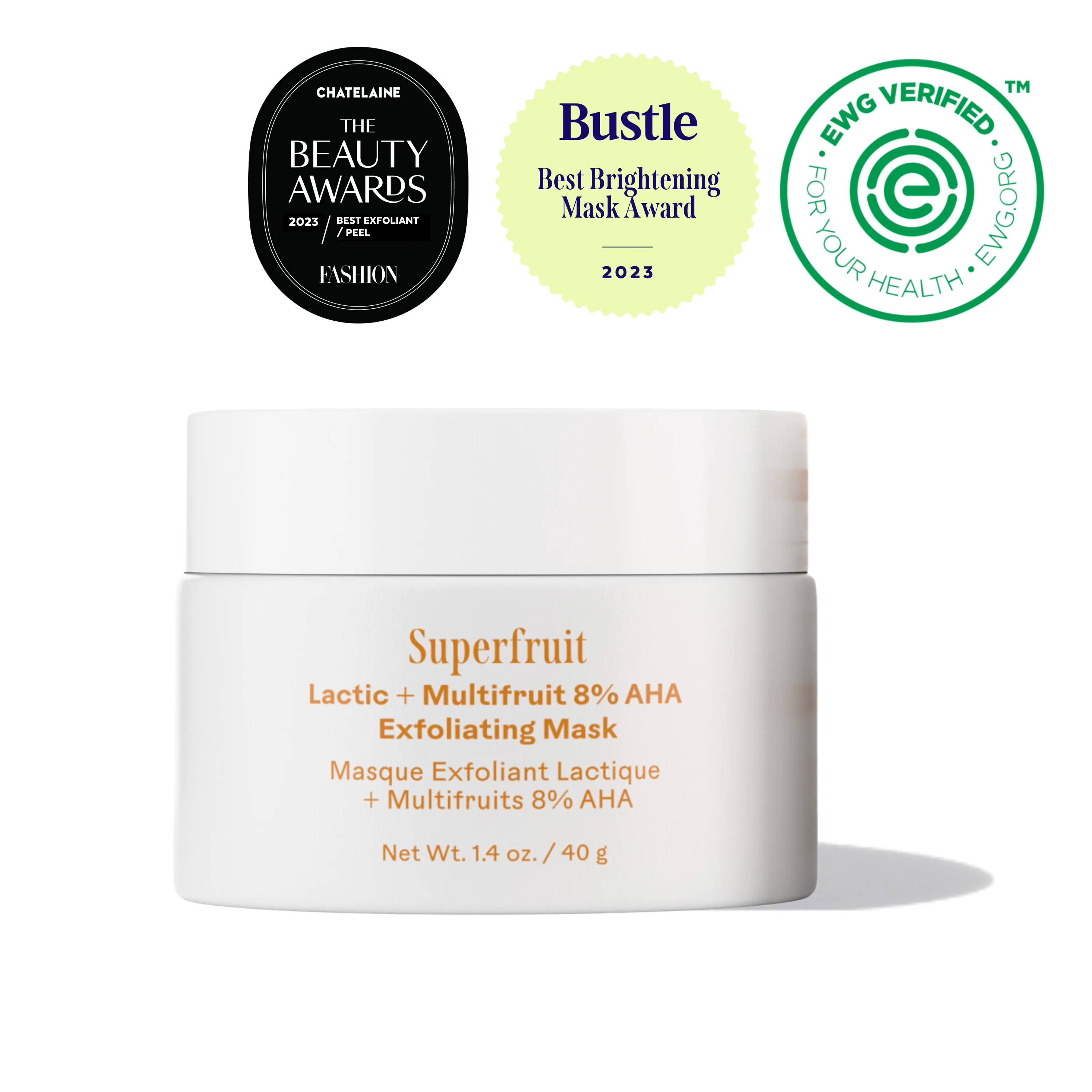 Superfruit Lactic + Multifruit 8% AHA Exfoliating Mask - Image 3