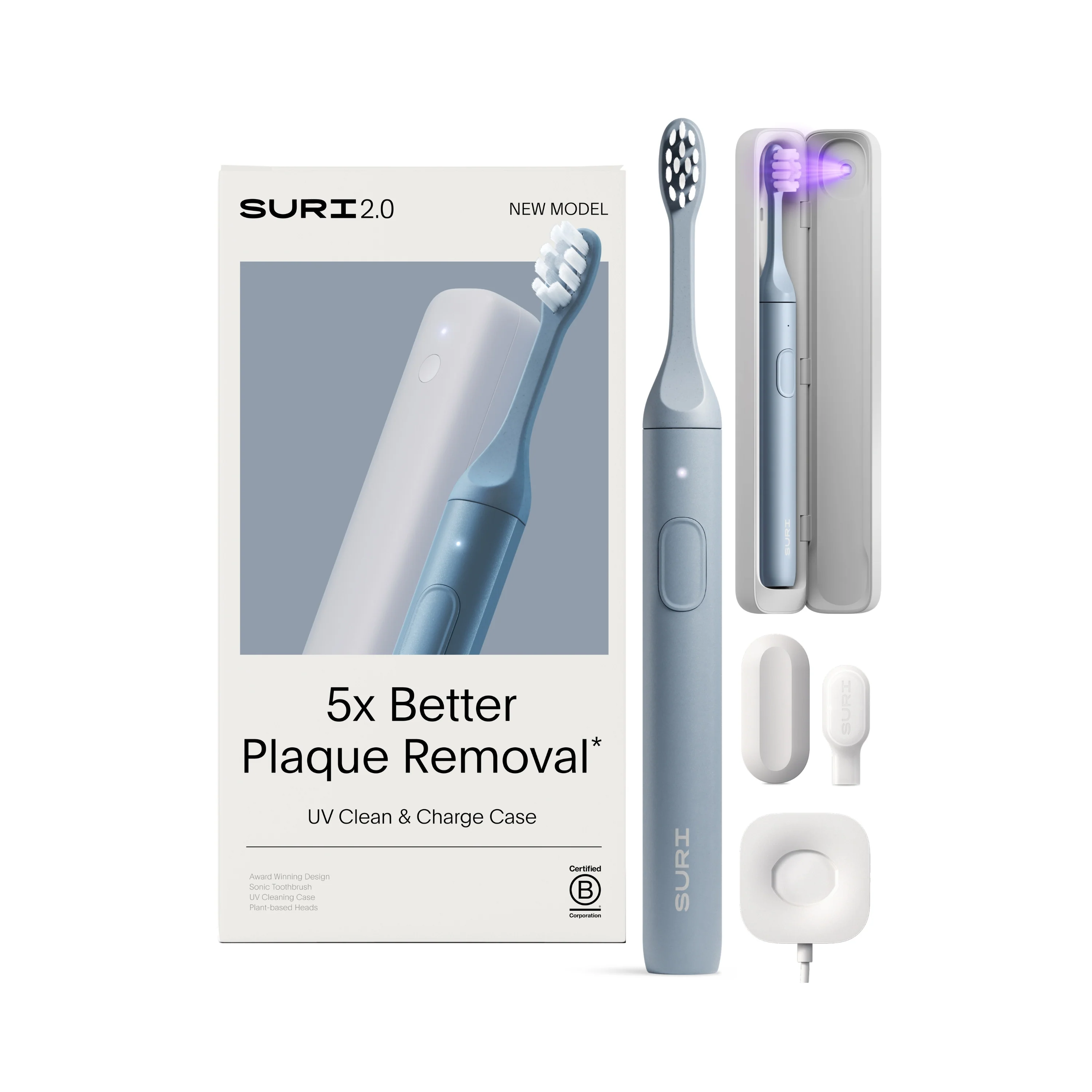 SURI 2.0 Sonic Toothbrush with UV Travel Case