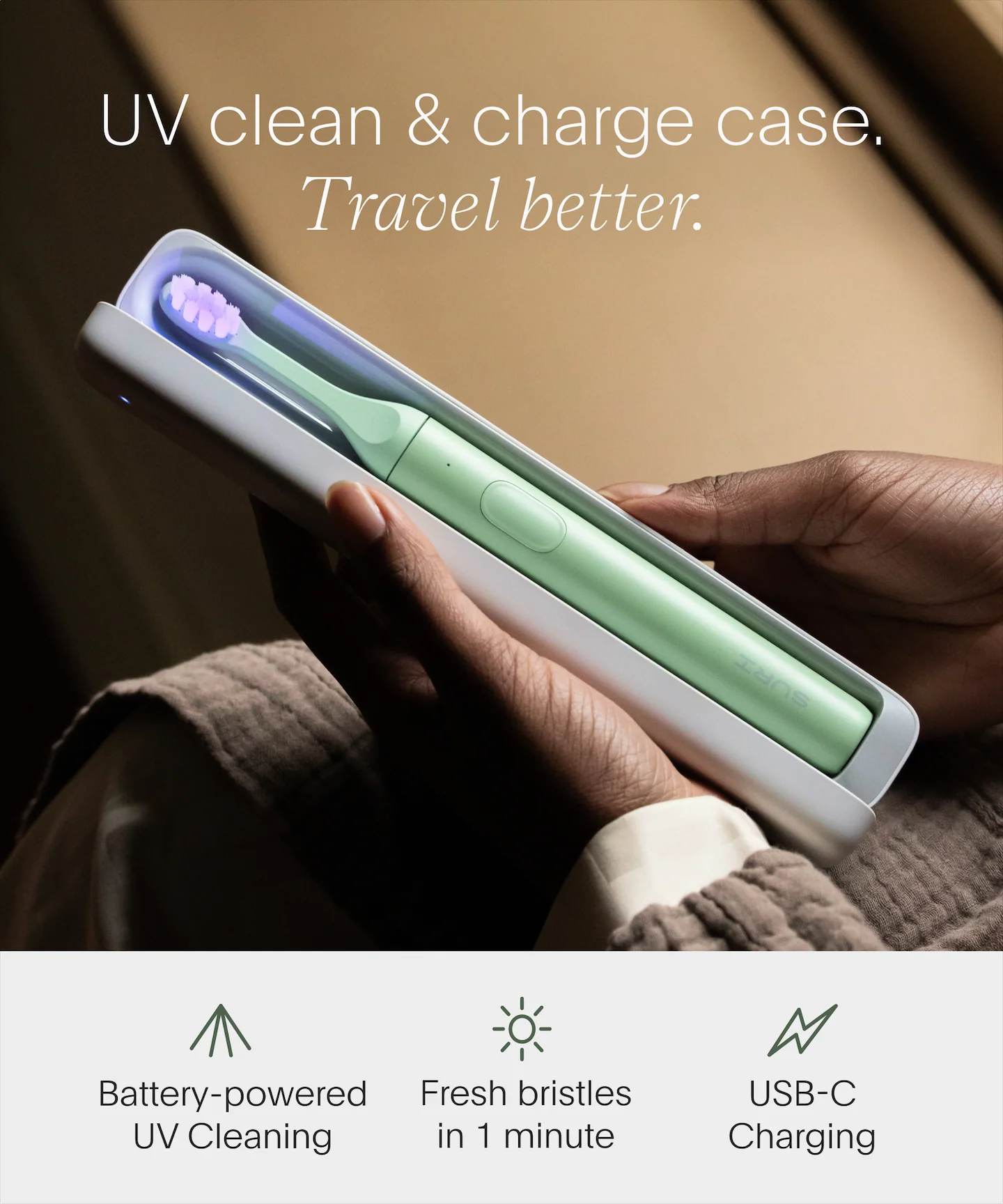 SURI 2.0 Sonic Toothbrush with UV Travel Case - Image 17