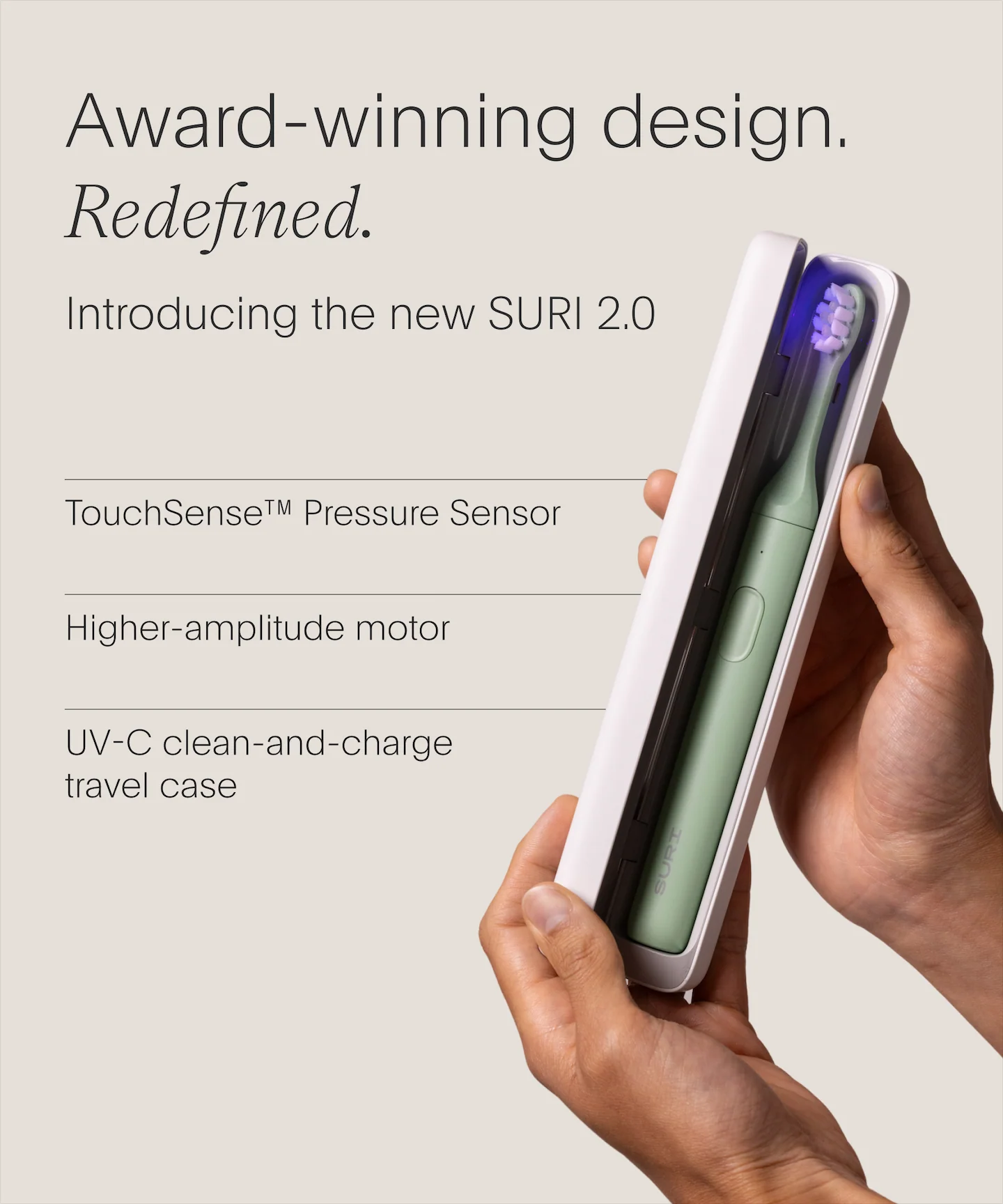 SURI 2.0 Sonic Toothbrush with UV Travel Case - Image 18