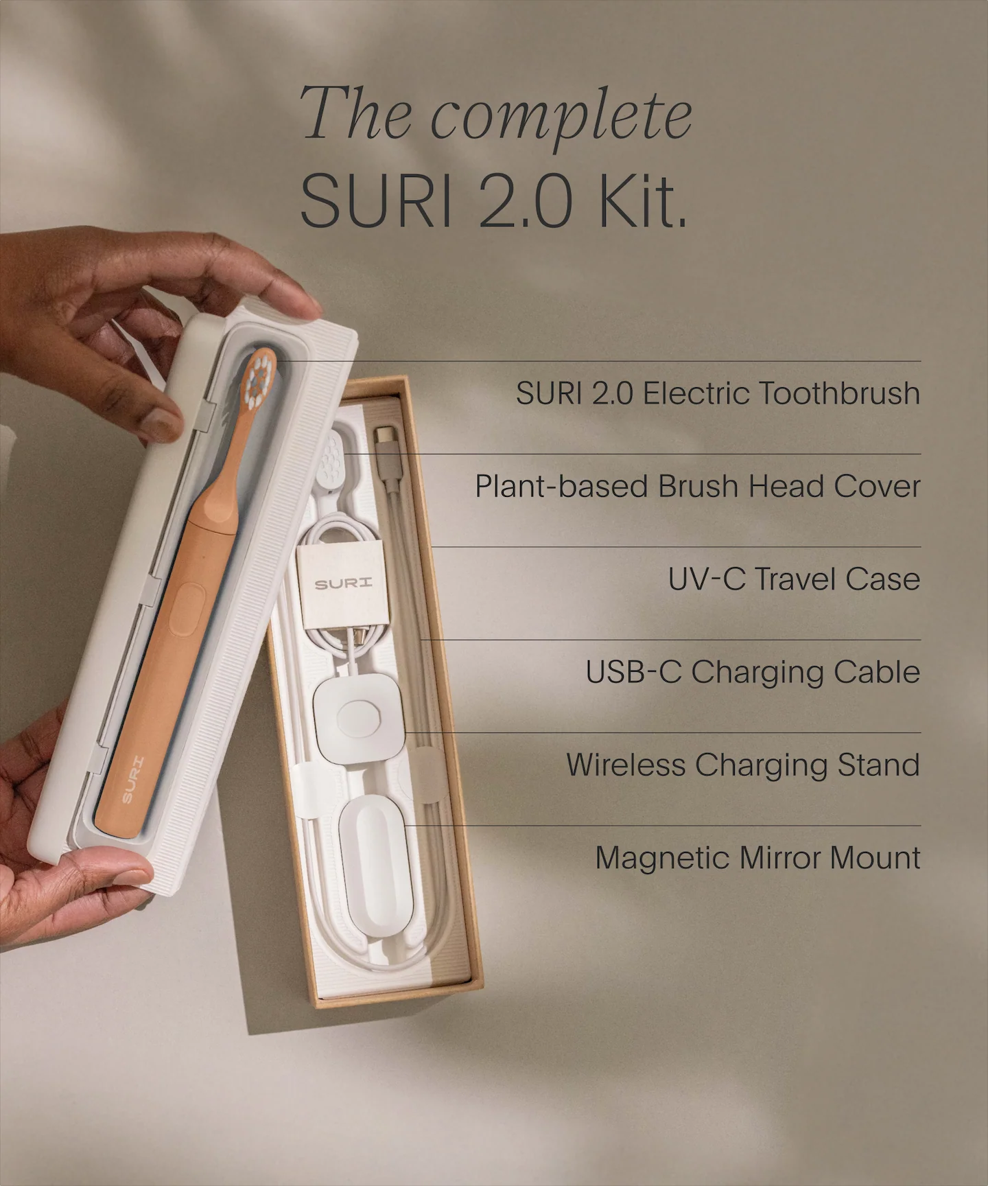 SURI 2.0 Sonic Toothbrush with UV Travel Case - Image 24