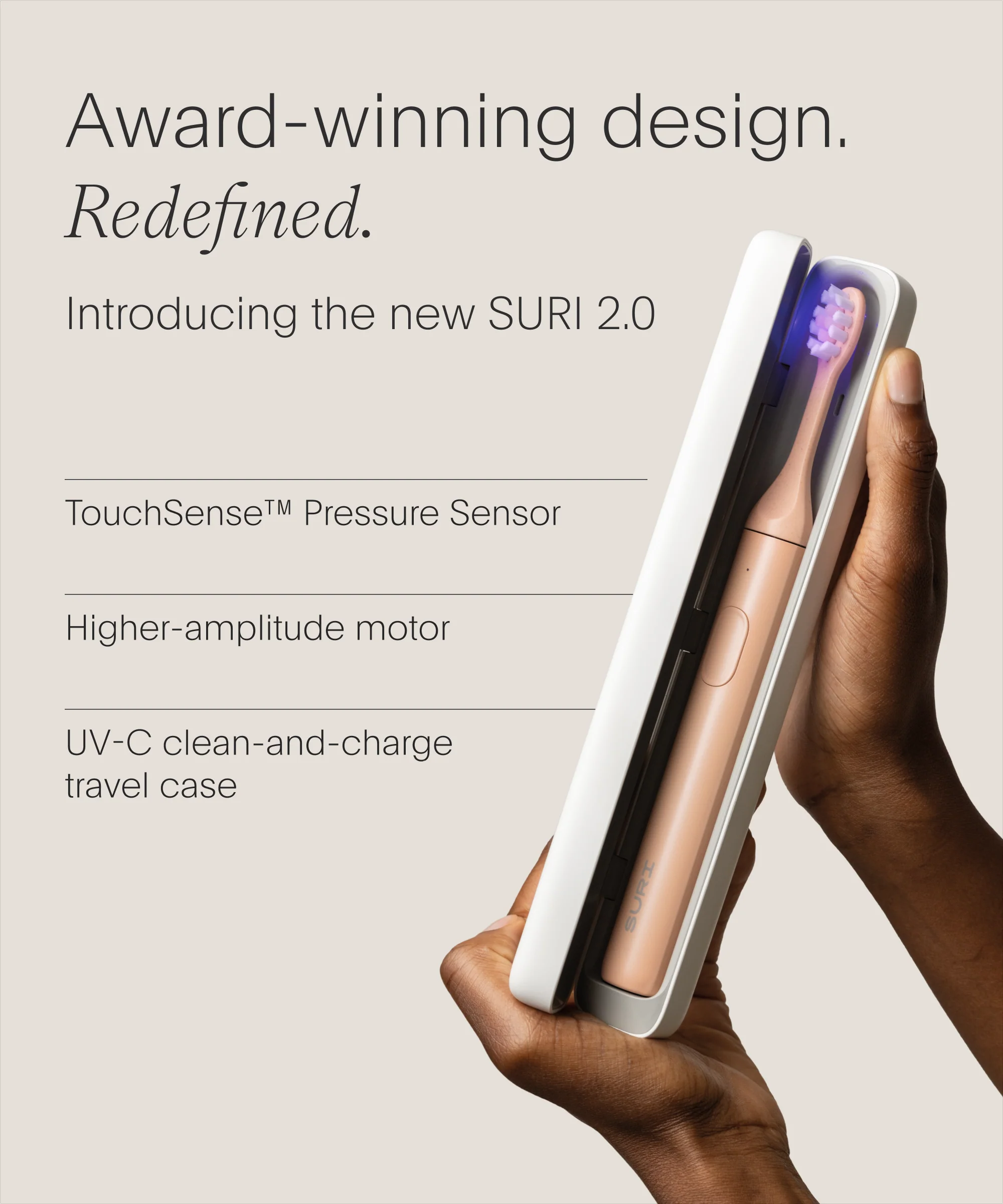 SURI 2.0 Sonic Toothbrush with UV Travel Case - Image 27