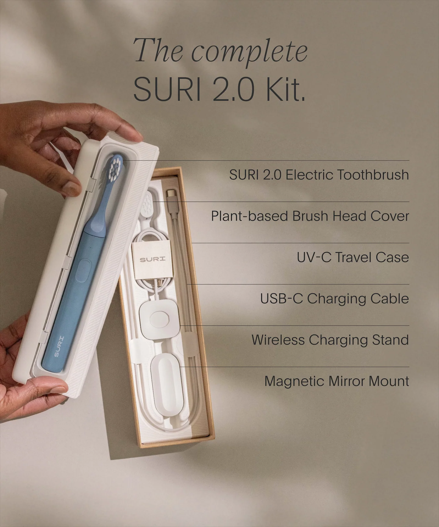 SURI 2.0 Sonic Toothbrush with UV Travel Case - Image 6