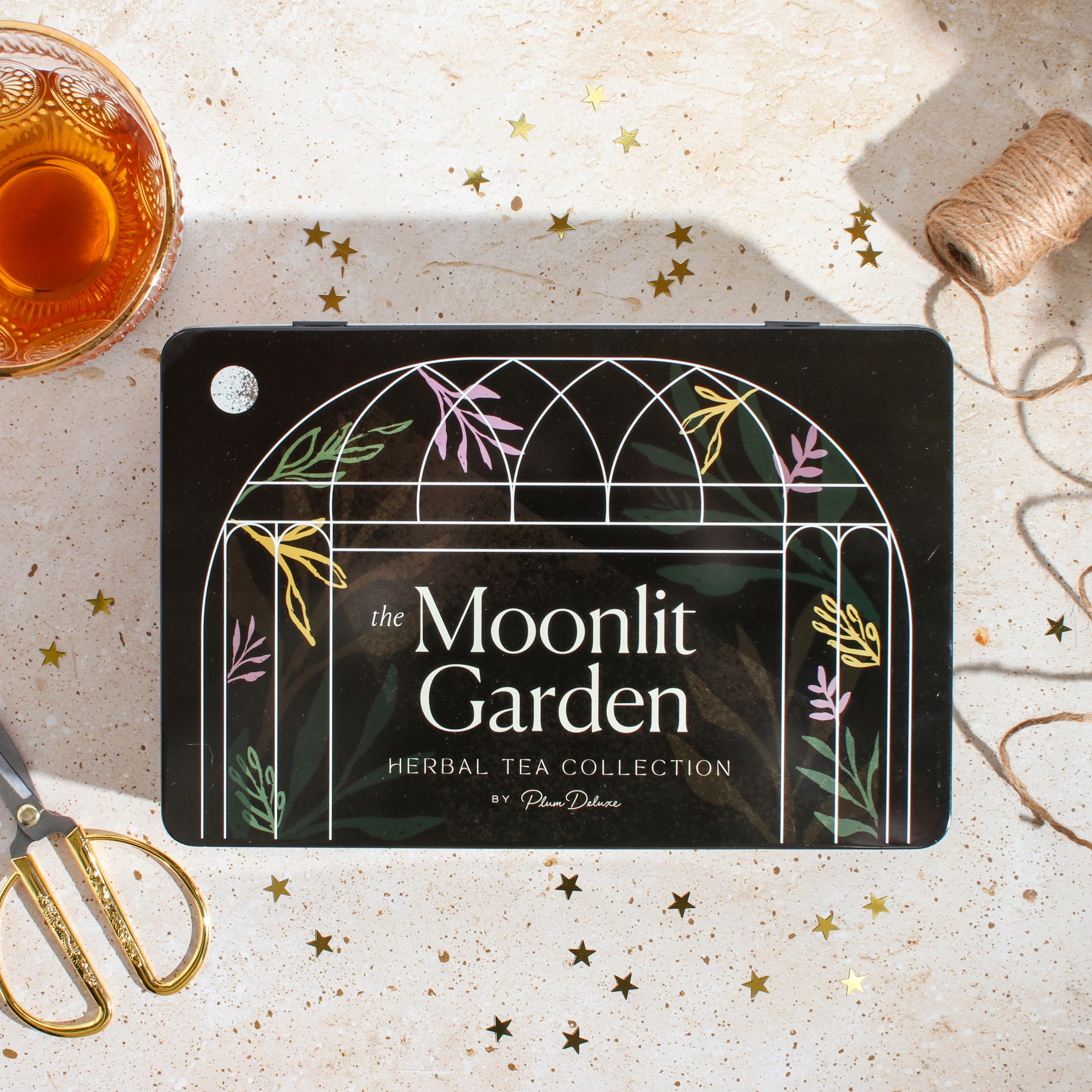 Tea Gift Tin - Moonlit Garden - Image 2