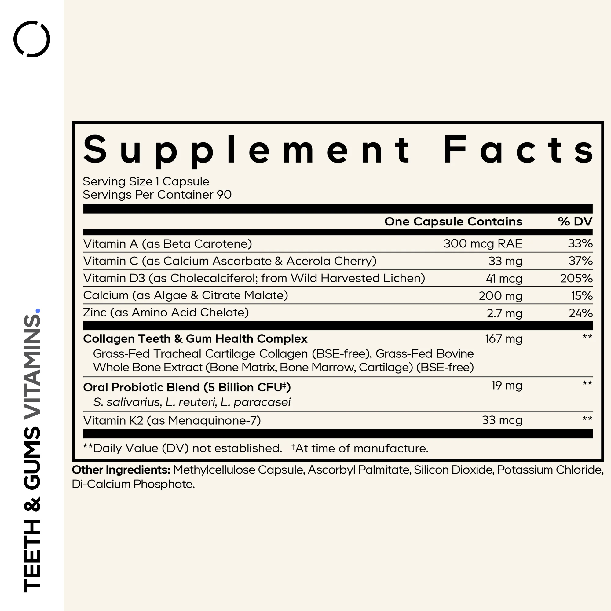 Teeth & Gums Vitamins Capsules - Image 2