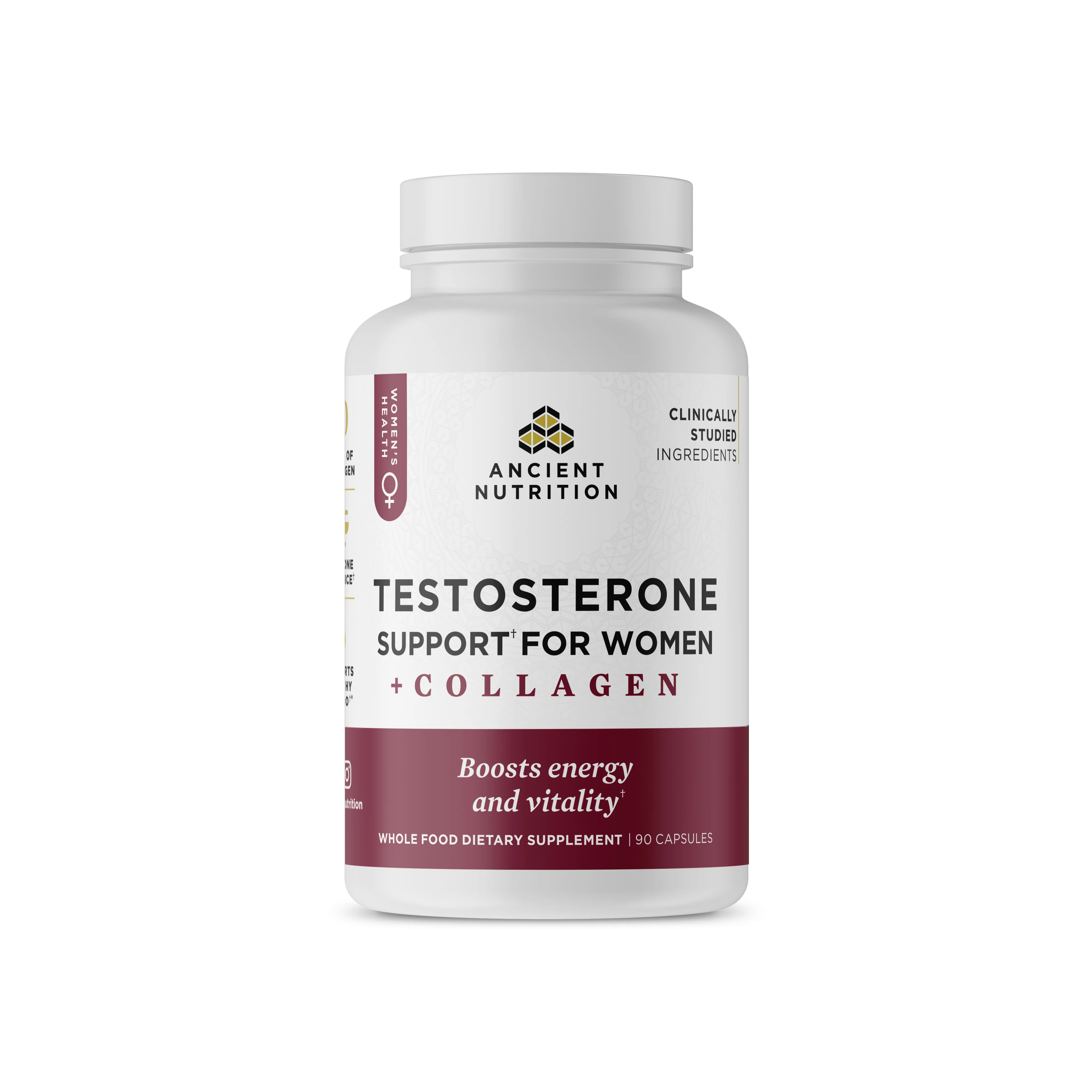 Testosterone Support for Women + Collagen Capsules