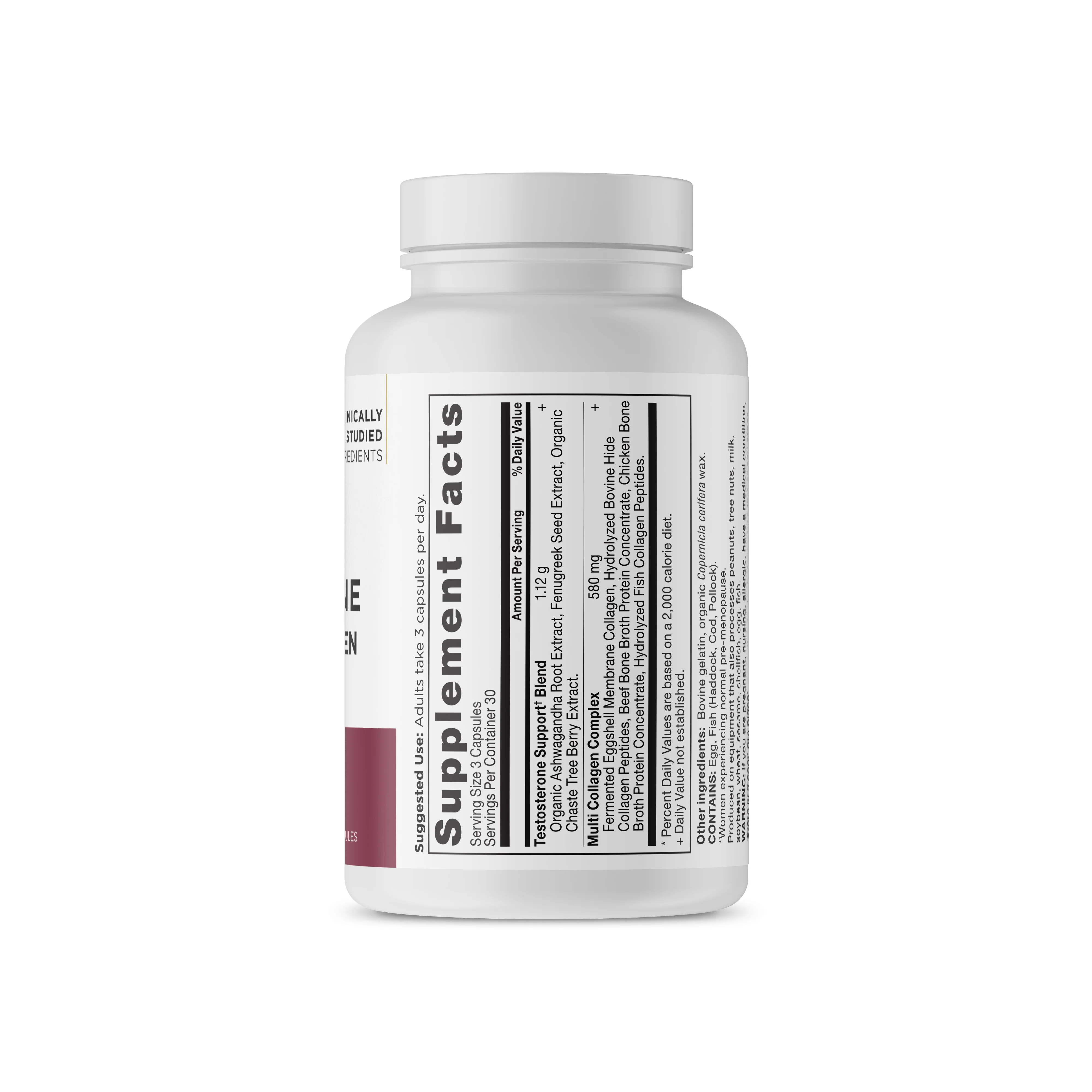 Testosterone Support for Women + Collagen Capsules - Image 3