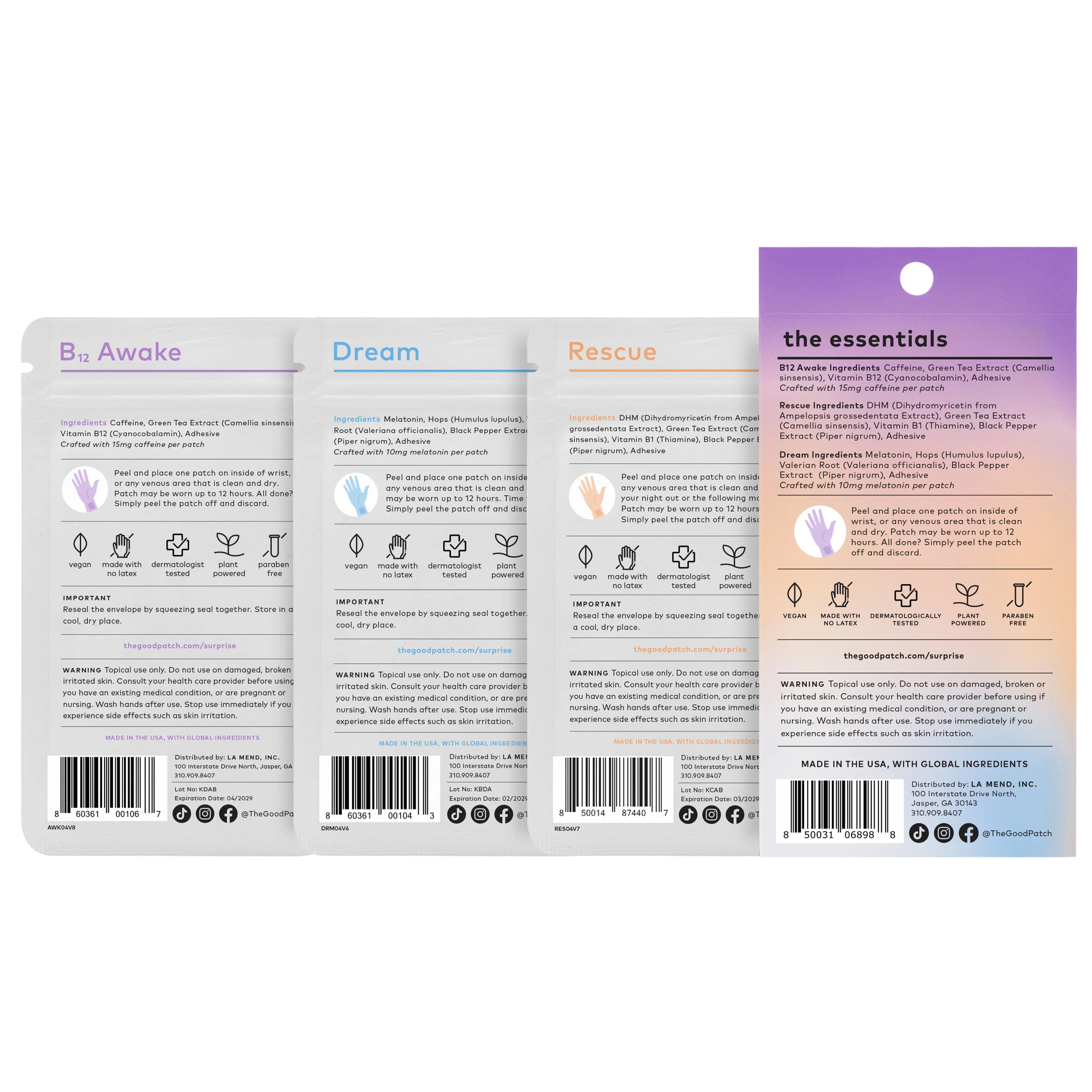 Wearable Wellness Patches - The Essentials Set - Image 2