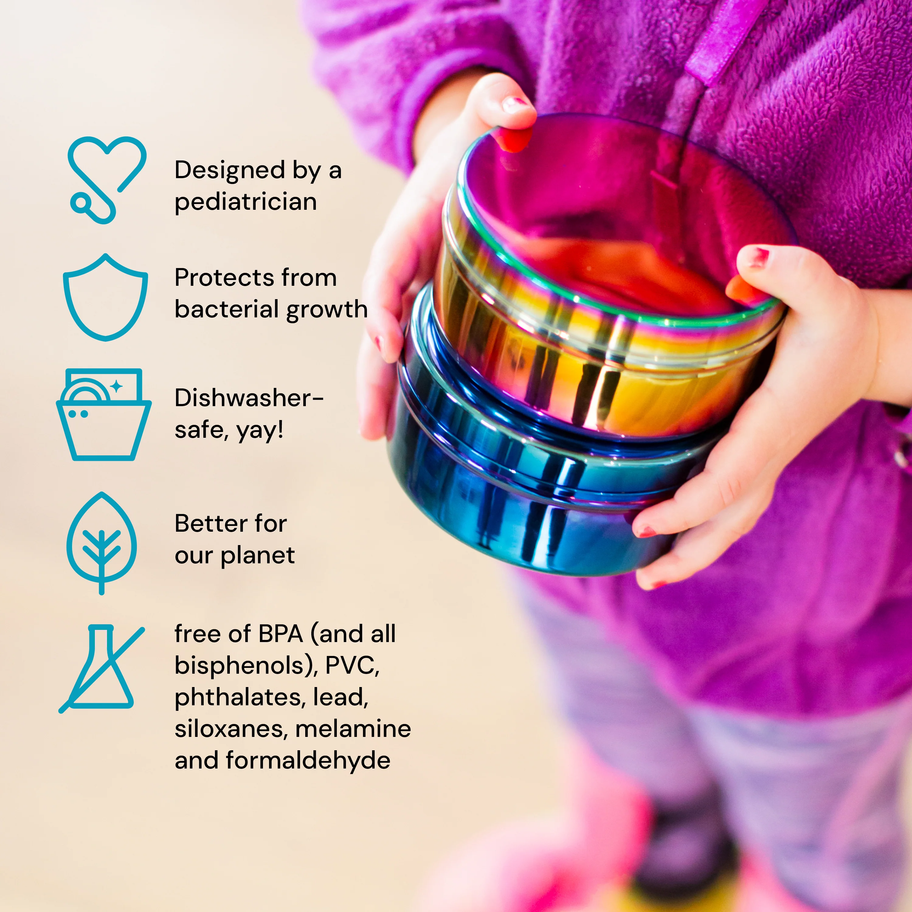 The Large Circle - Stainless Steel Food Storage Container - Image 8