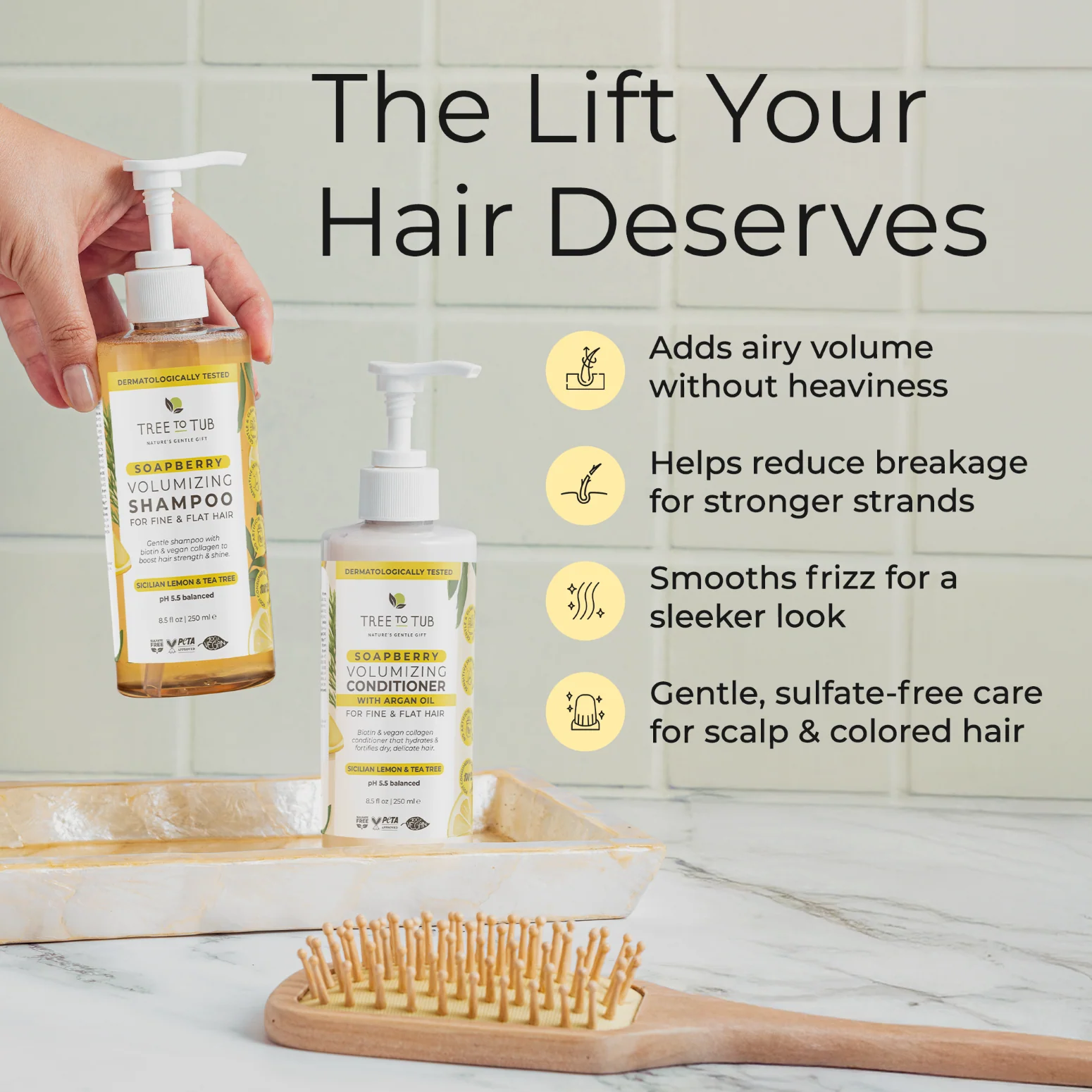 Volumizing Shampoo & Conditioner Set - Image 3