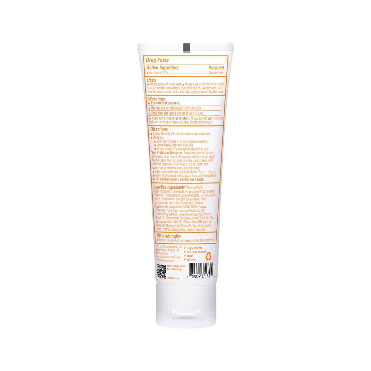 thinkbaby SPF 30 Clear Zinc Sunscreen - Ages 6 months+ - Image 3
