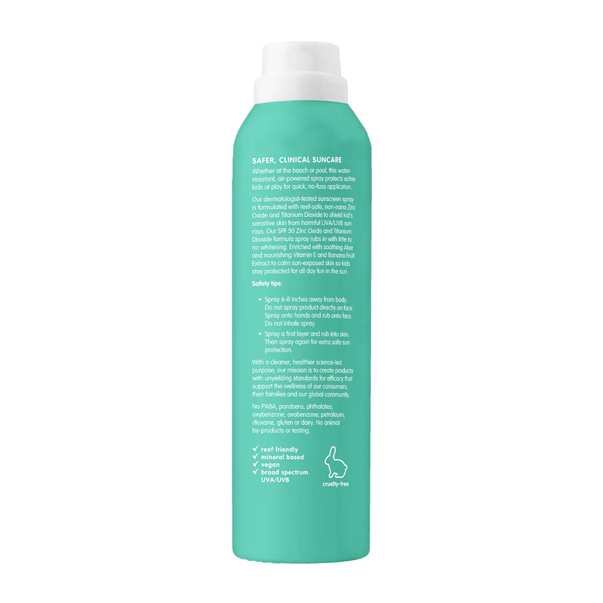 thinkkids SPF 50 All Sheer Mineral Sunscreen Spray - Image 3