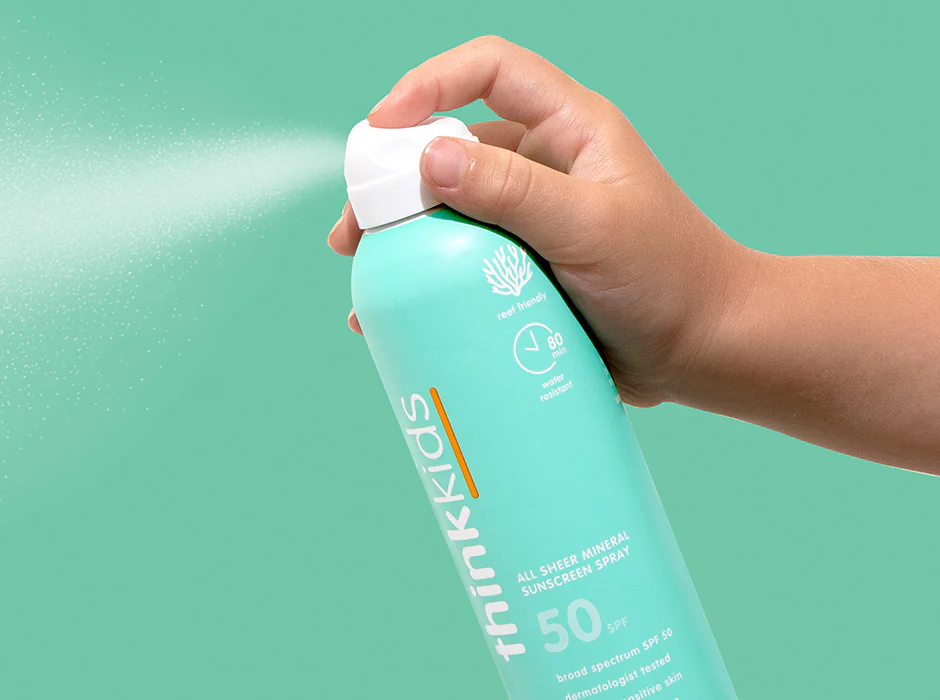 thinkkids SPF 50 All Sheer Mineral Sunscreen Spray - Image 5